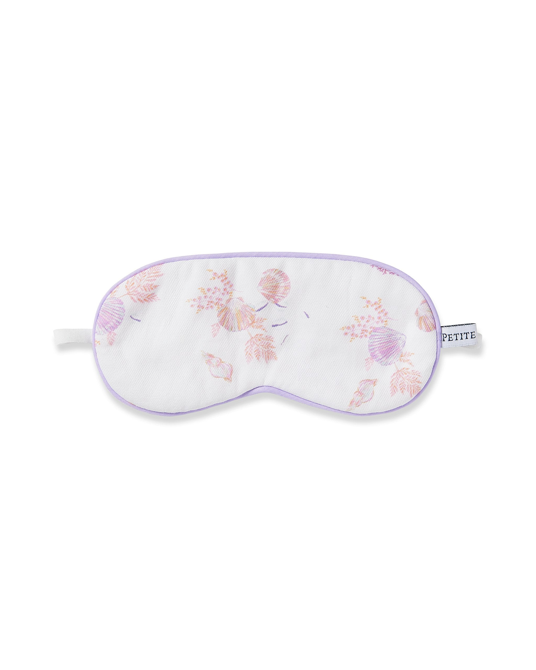 Kid's Twill Sleep Mask in Anchors Away in Seashell Splendor#Color_Seashell Splendor