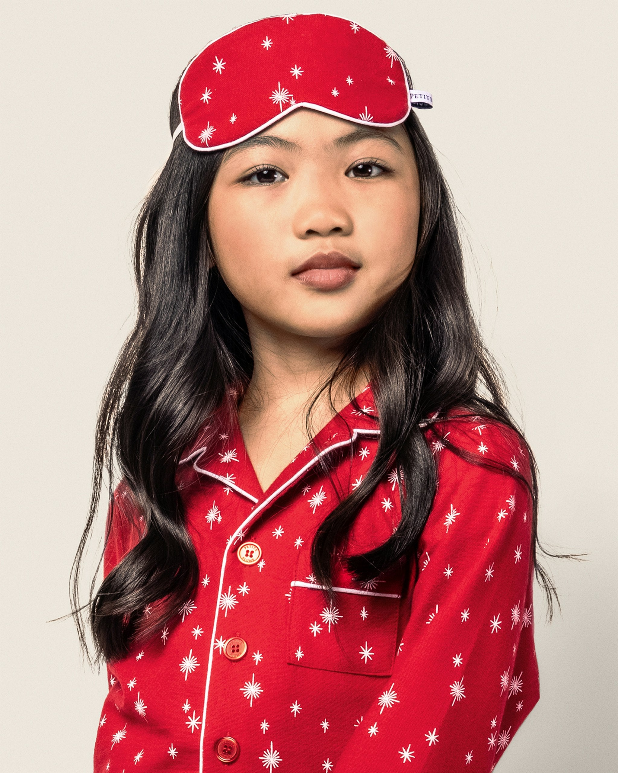Kid's Flannel Sleep Mask in Starry Night in Starry Night#Color_Starry Night