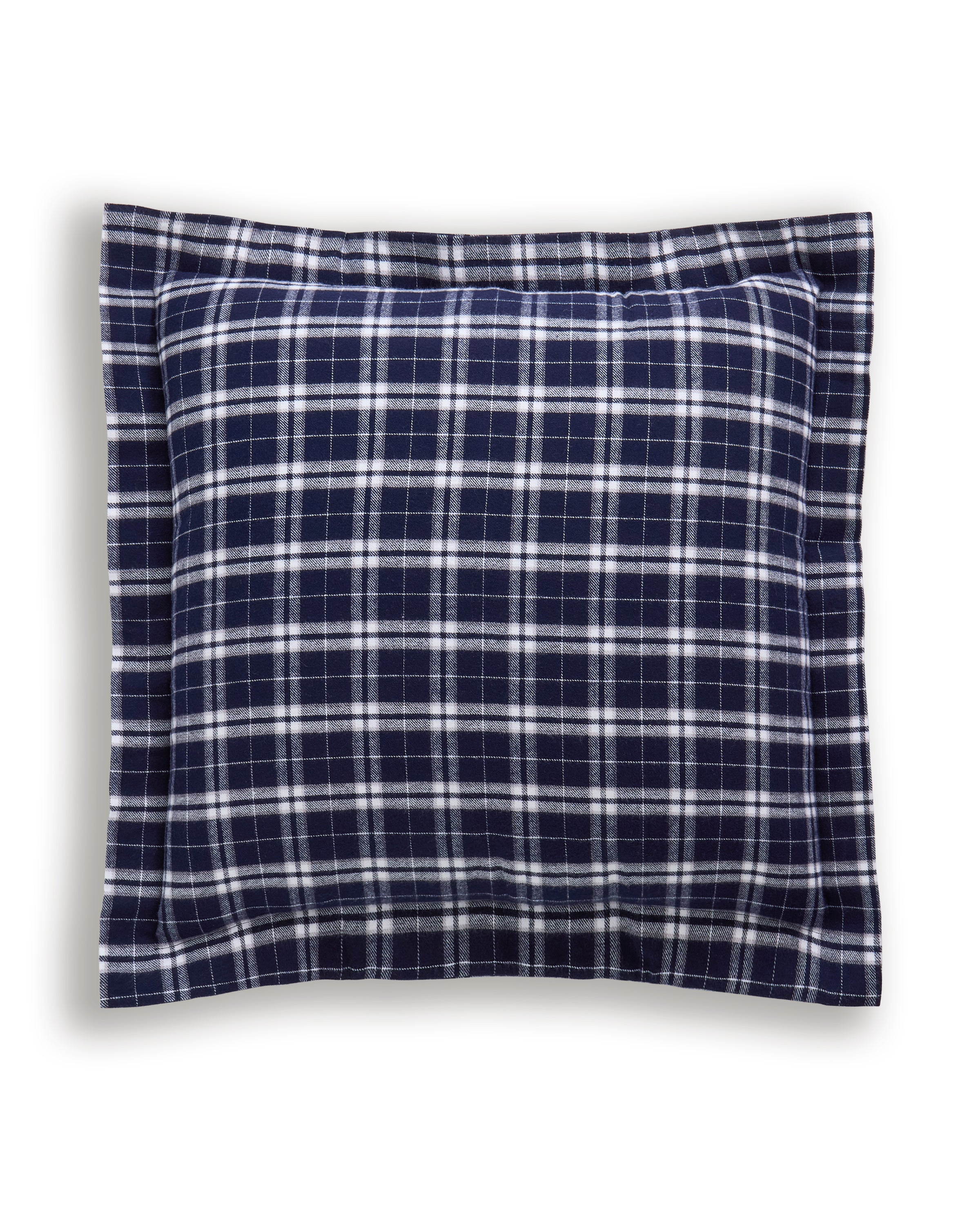 Flannel Euro Sham in Oxford Tartan