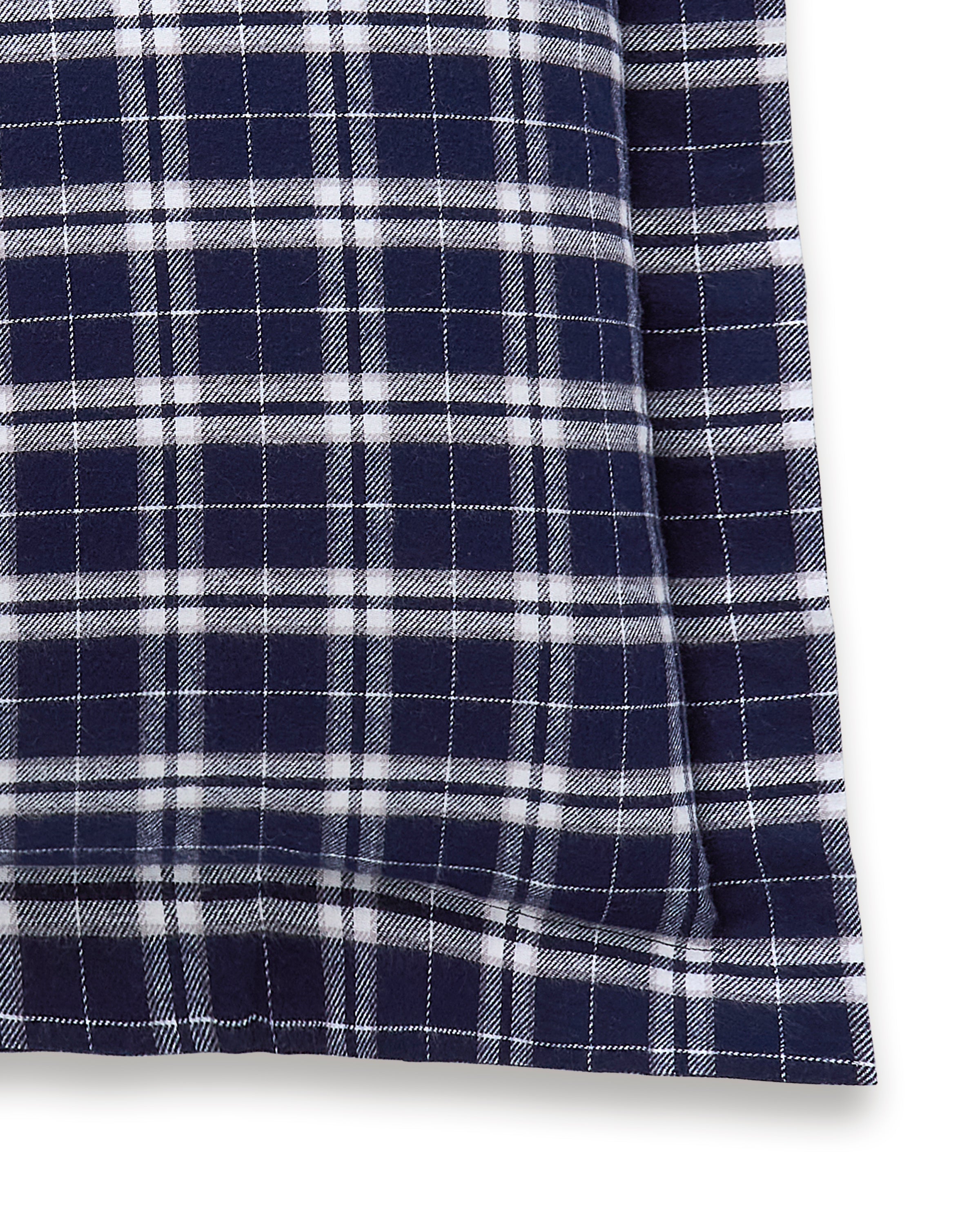 Flannel Euro Sham in Oxford Tartan