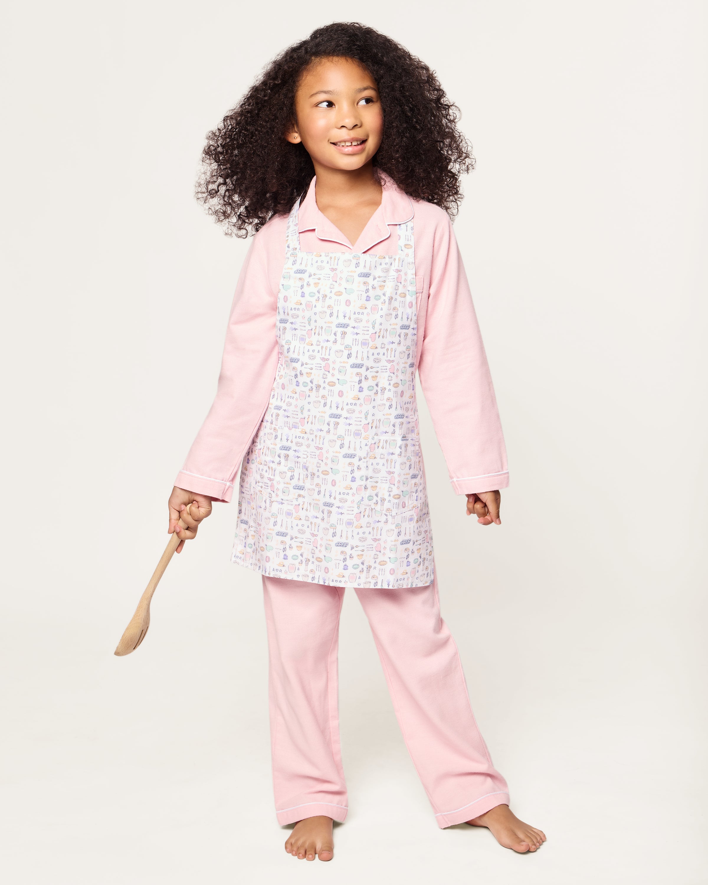Kid's Twill Apron in Baking Spirits Bright