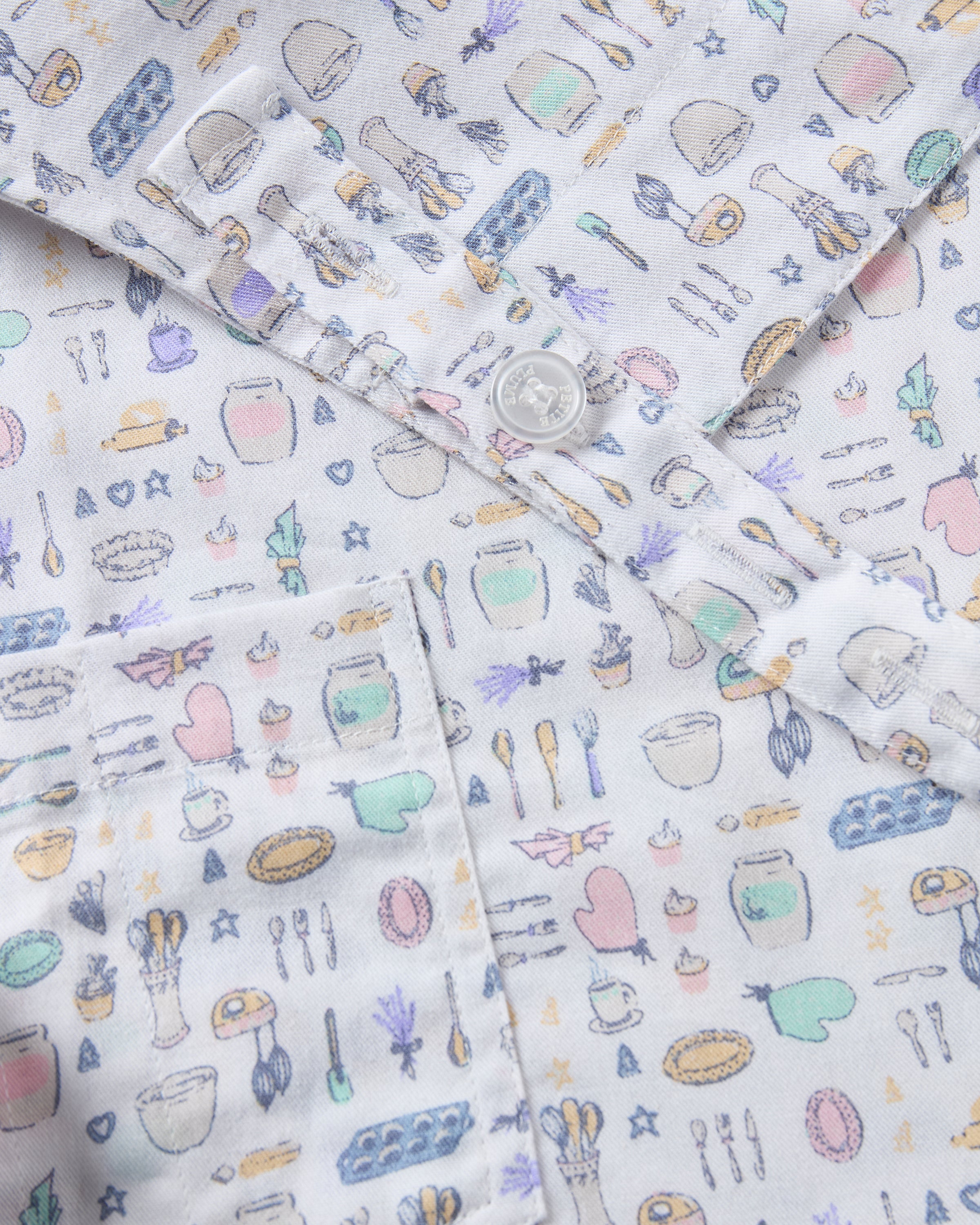 Kid's Twill Apron in Baking Spirits Bright