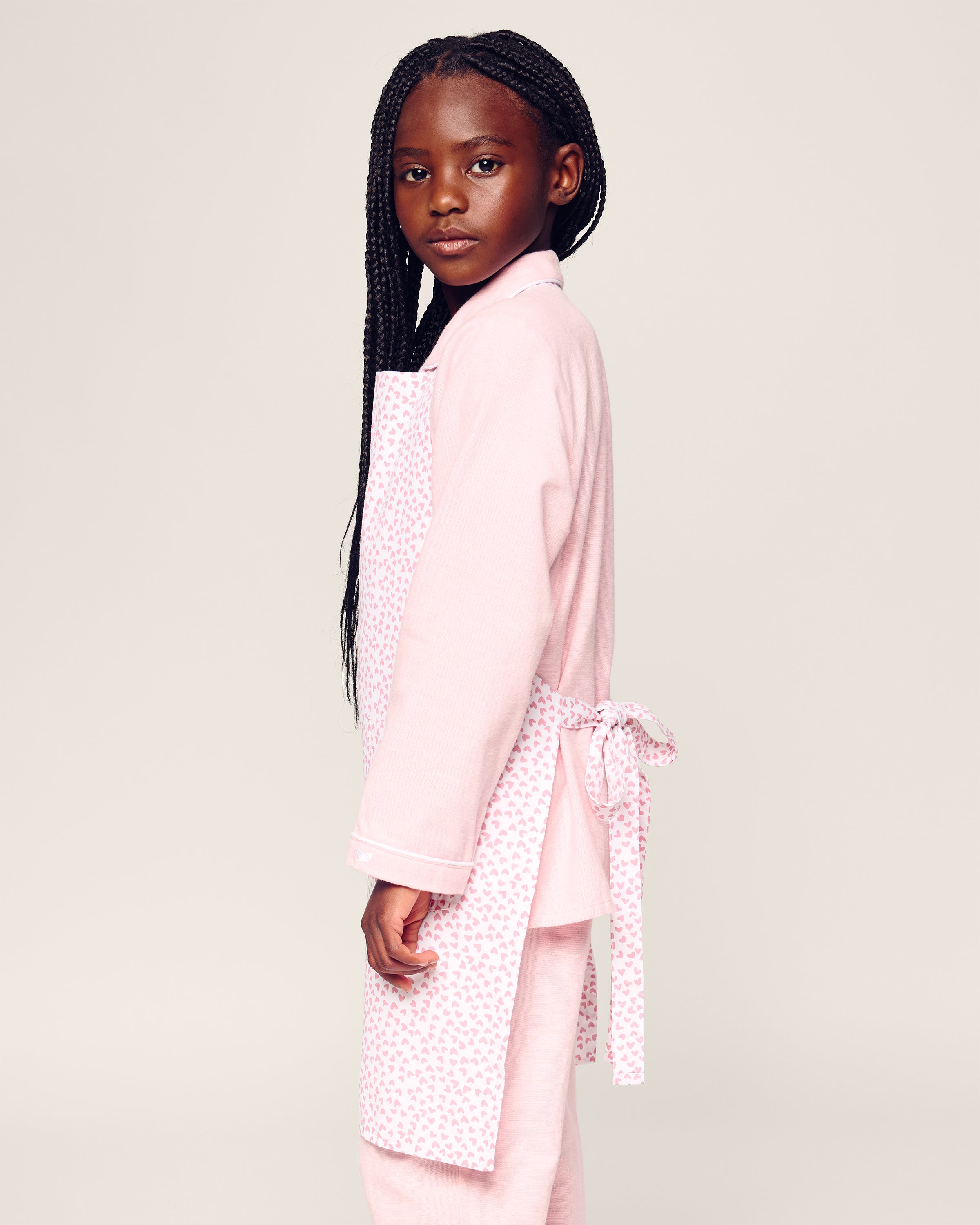 Kid's Twill Apron in Sweethearts #Color_Sweethearts