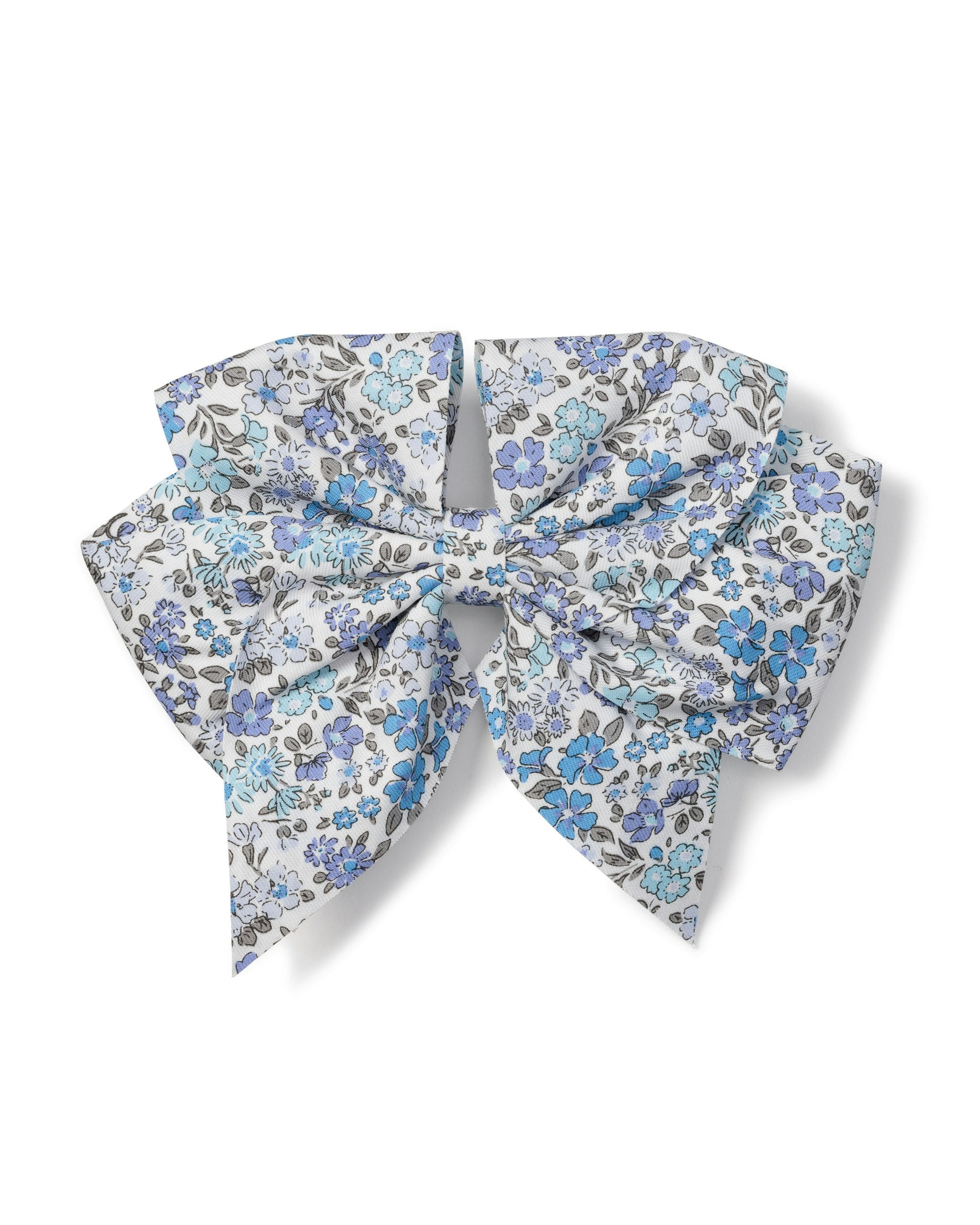 Girl's Hair Bow in Fleur D'Azur in Fleur D'Azur#Color_Fleur D'Azur