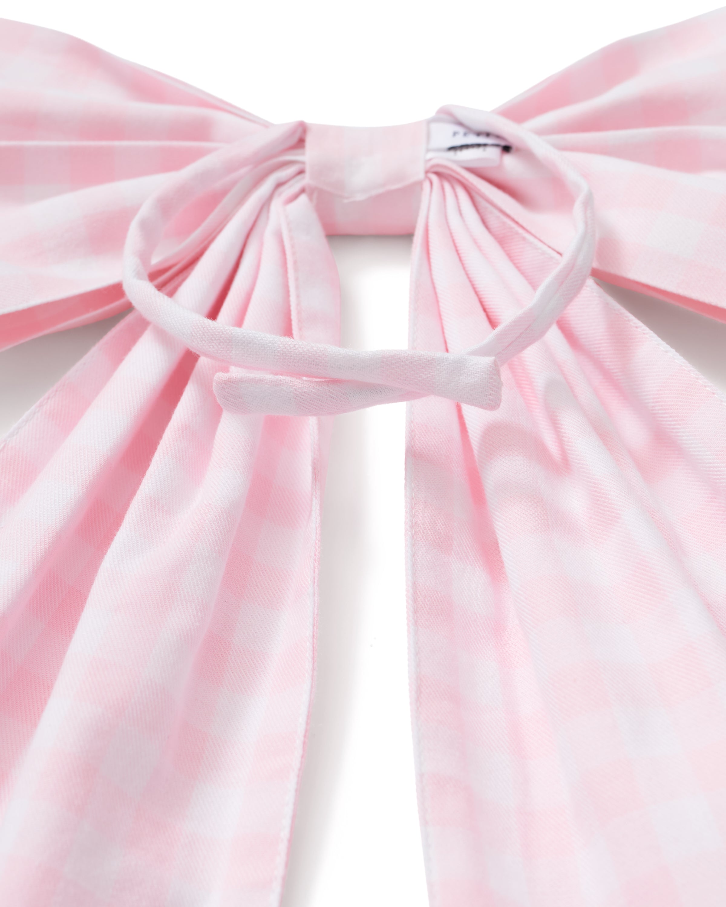 Wreath Bow in Pink Gingham