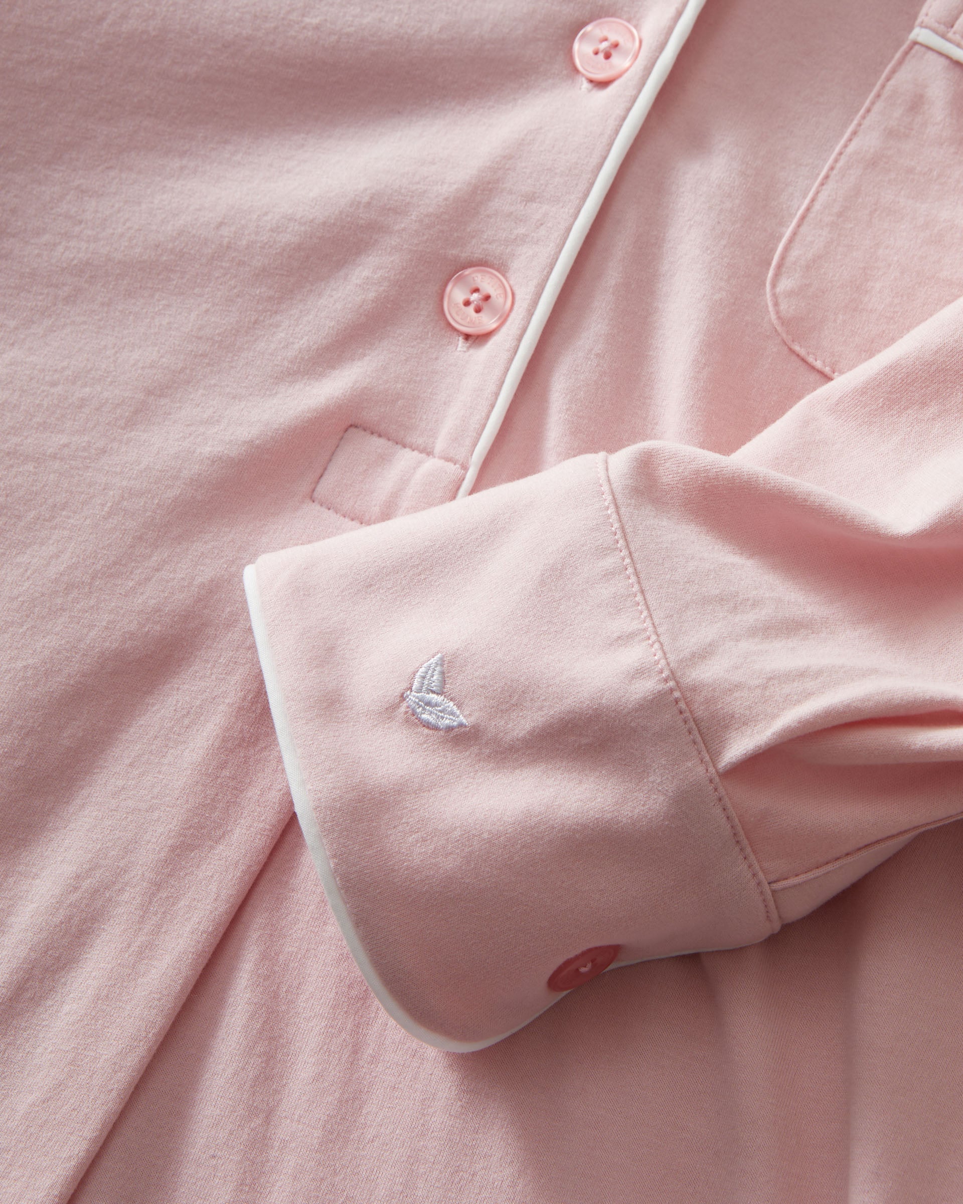 Women's Pima Maternity Nightshirt in Pink