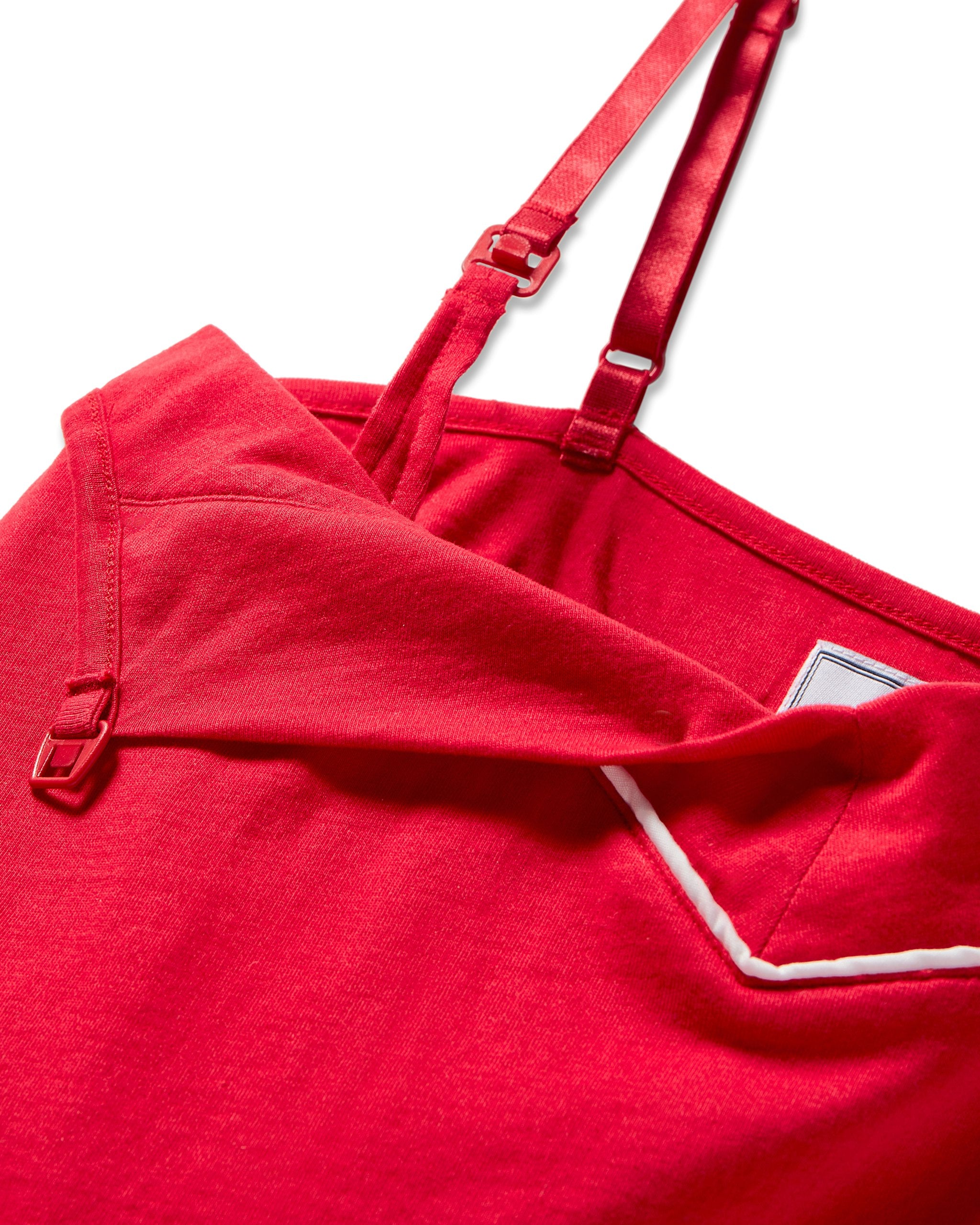 Women's Pima Maternity Camisole in Pink in Red#Color_Red