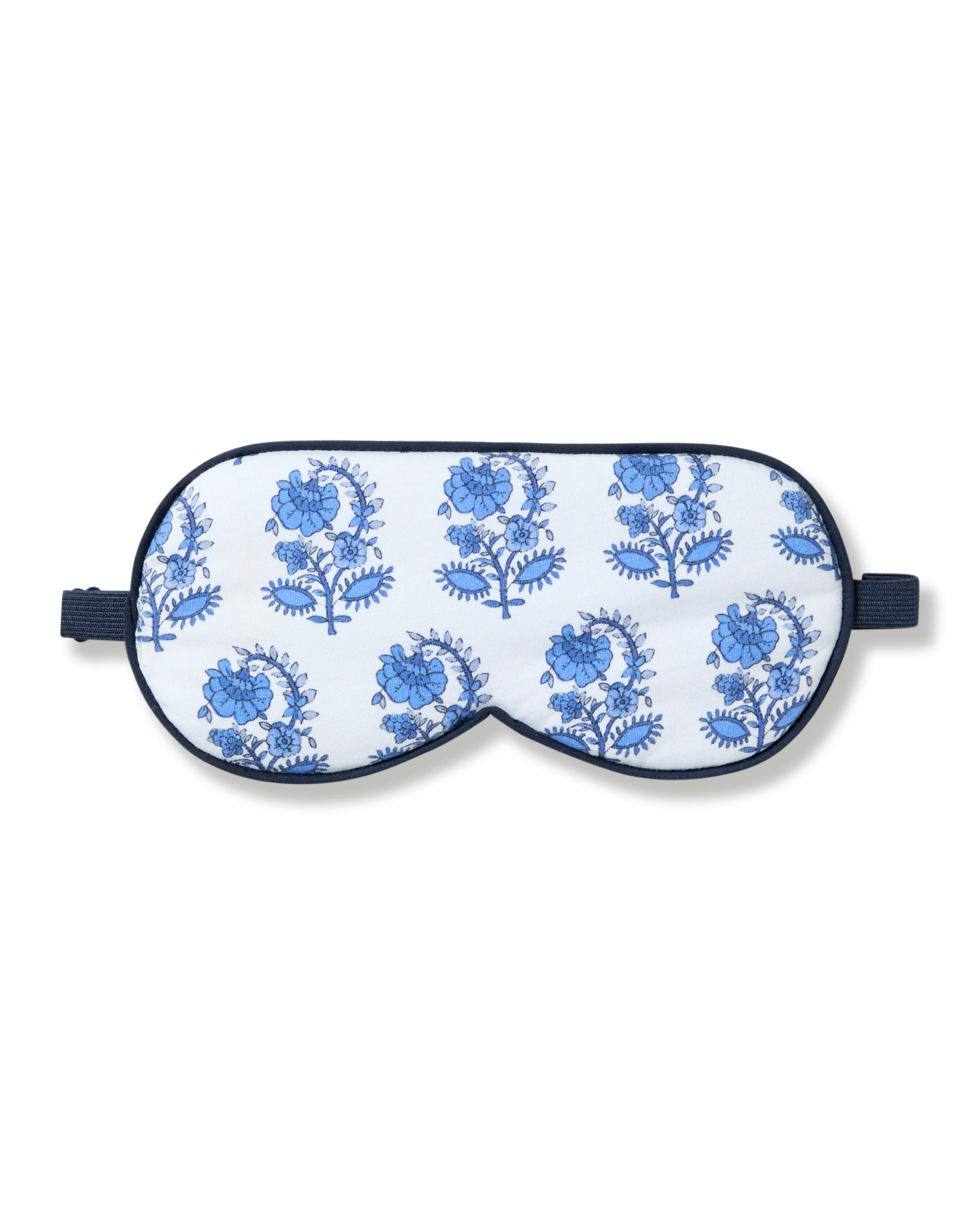 Women's Pima Sleep Mask in Pink Timeless Toile in Bristol Bay#Color_Bristol Bay