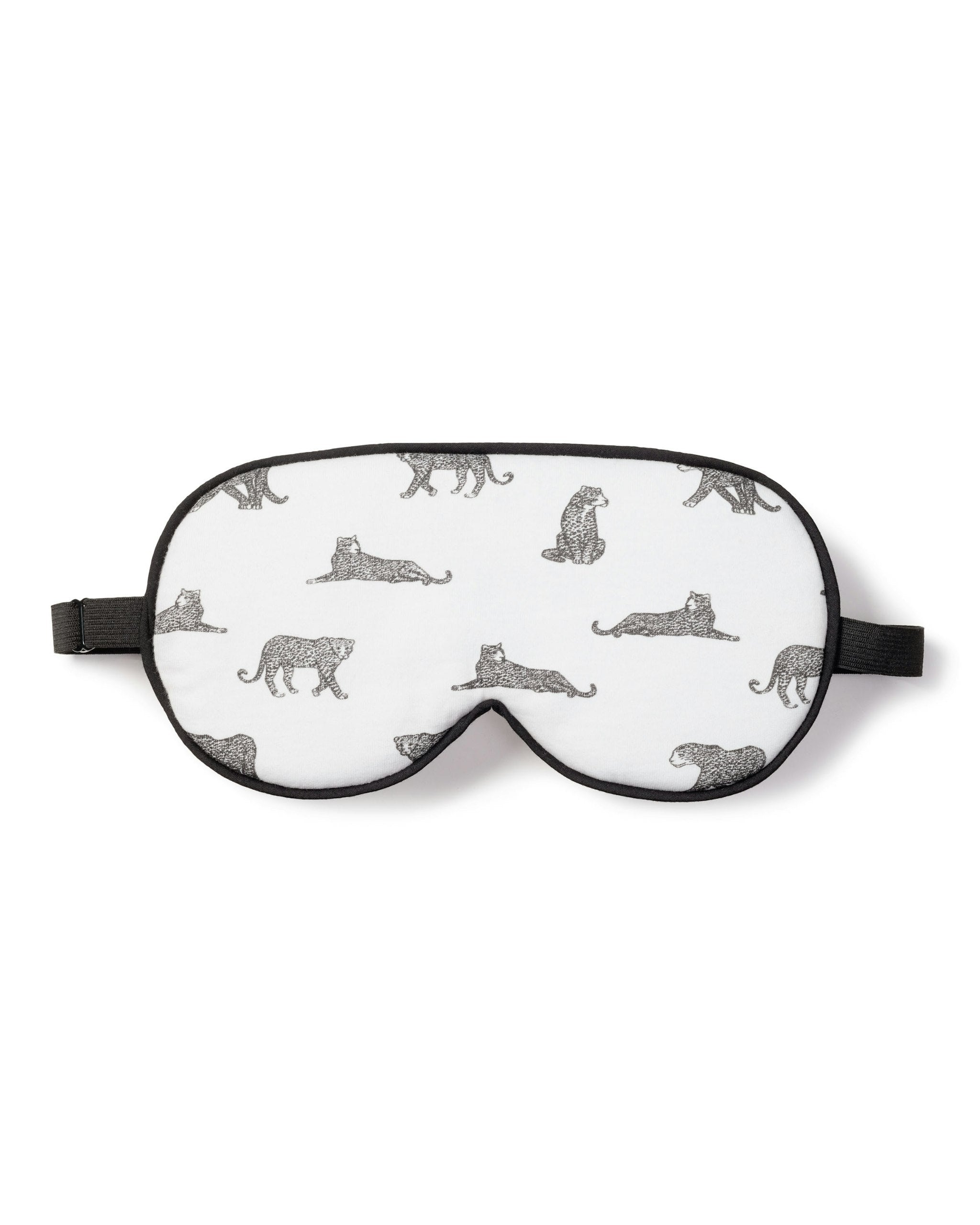 Women's Pima Sleep Mask in Pink Timeless Toile in Panthere de Paris#Color_Panthere de Paris