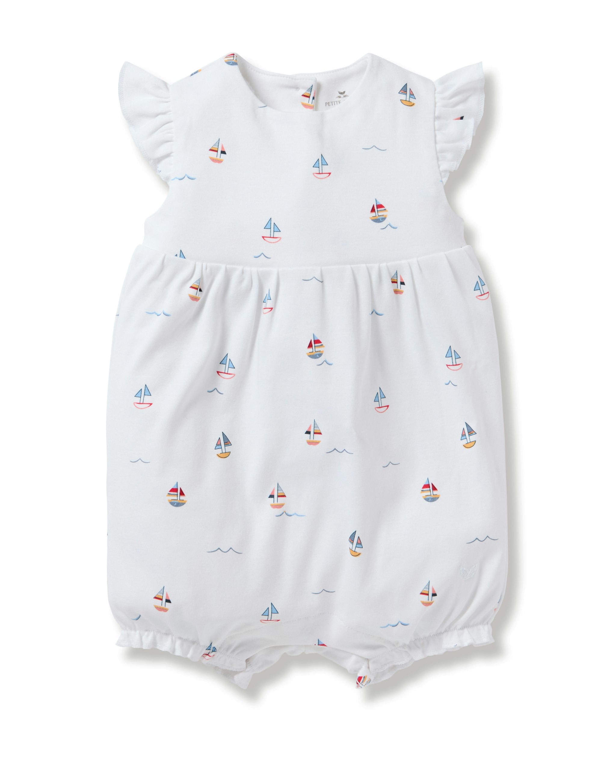 Baby's Pima Isla Play Romper in La Mer in Bateau#Color_Bateau