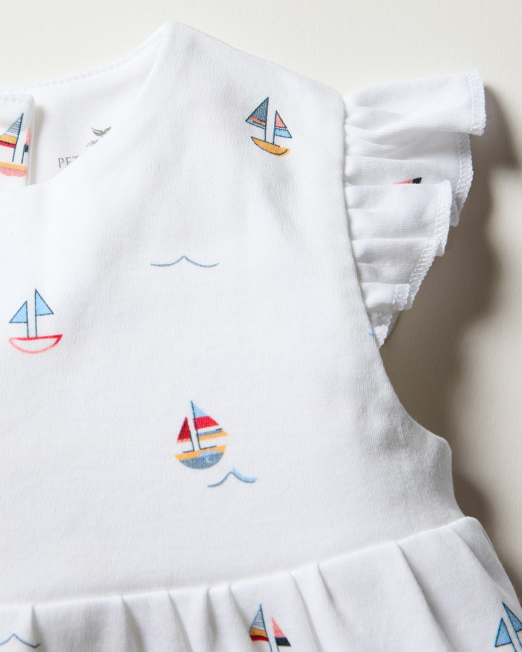 Baby's Pima Isla Play Romper in La Mer in Bateau#Color_Bateau