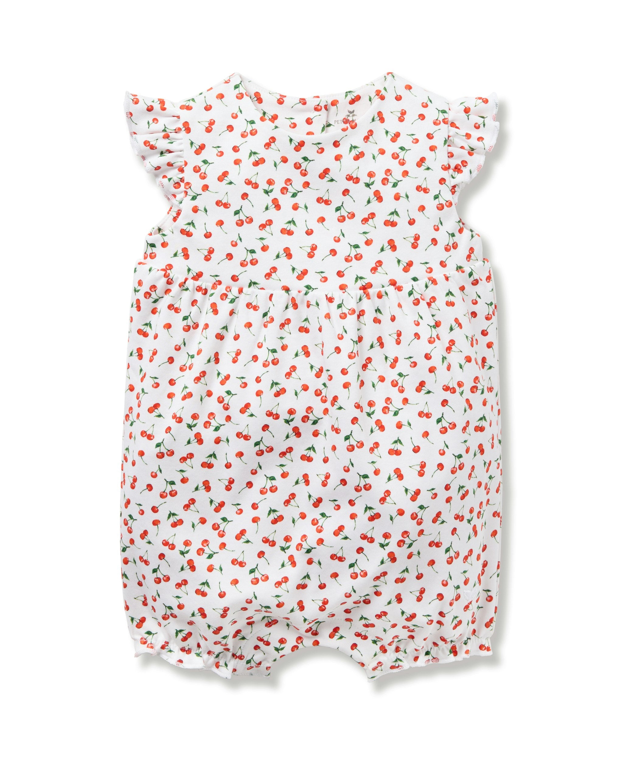 Baby's Pima Isla Play Romper in La Mer in Cherry Orchard#Color_Cherry Orchard