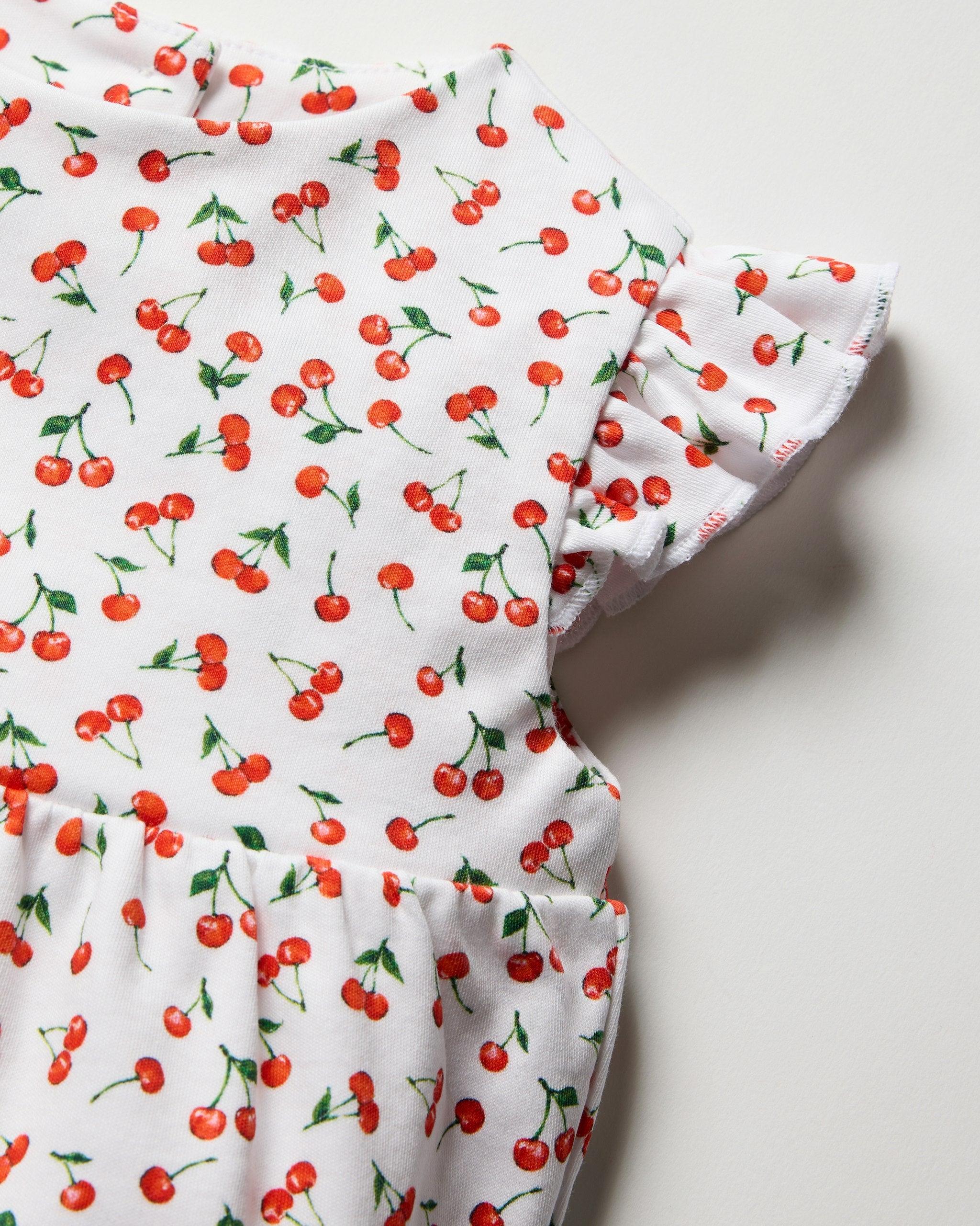 Baby's Pima Isla Play Romper in La Mer in Cherry Orchard#Color_Cherry Orchard