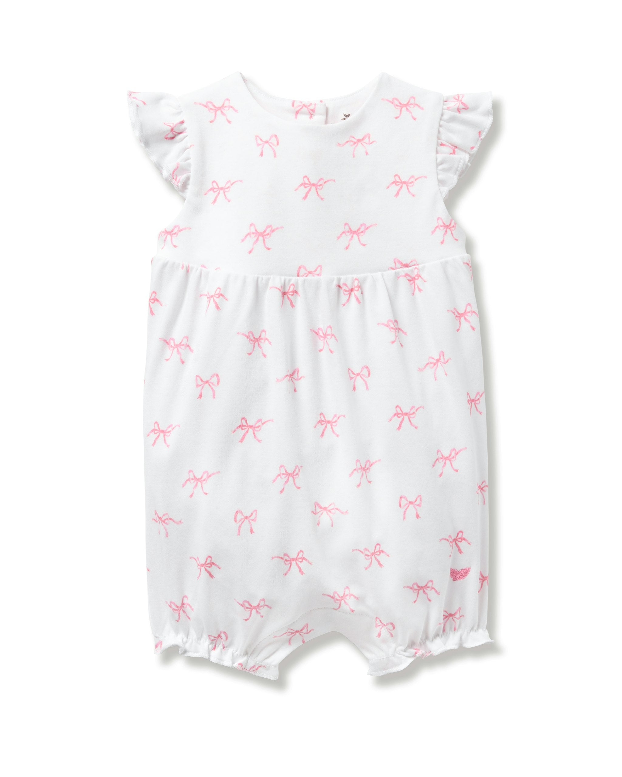 Baby's Pima Isla Play Romper in La Mer in Blushing Bows#Color_Blushing Bows