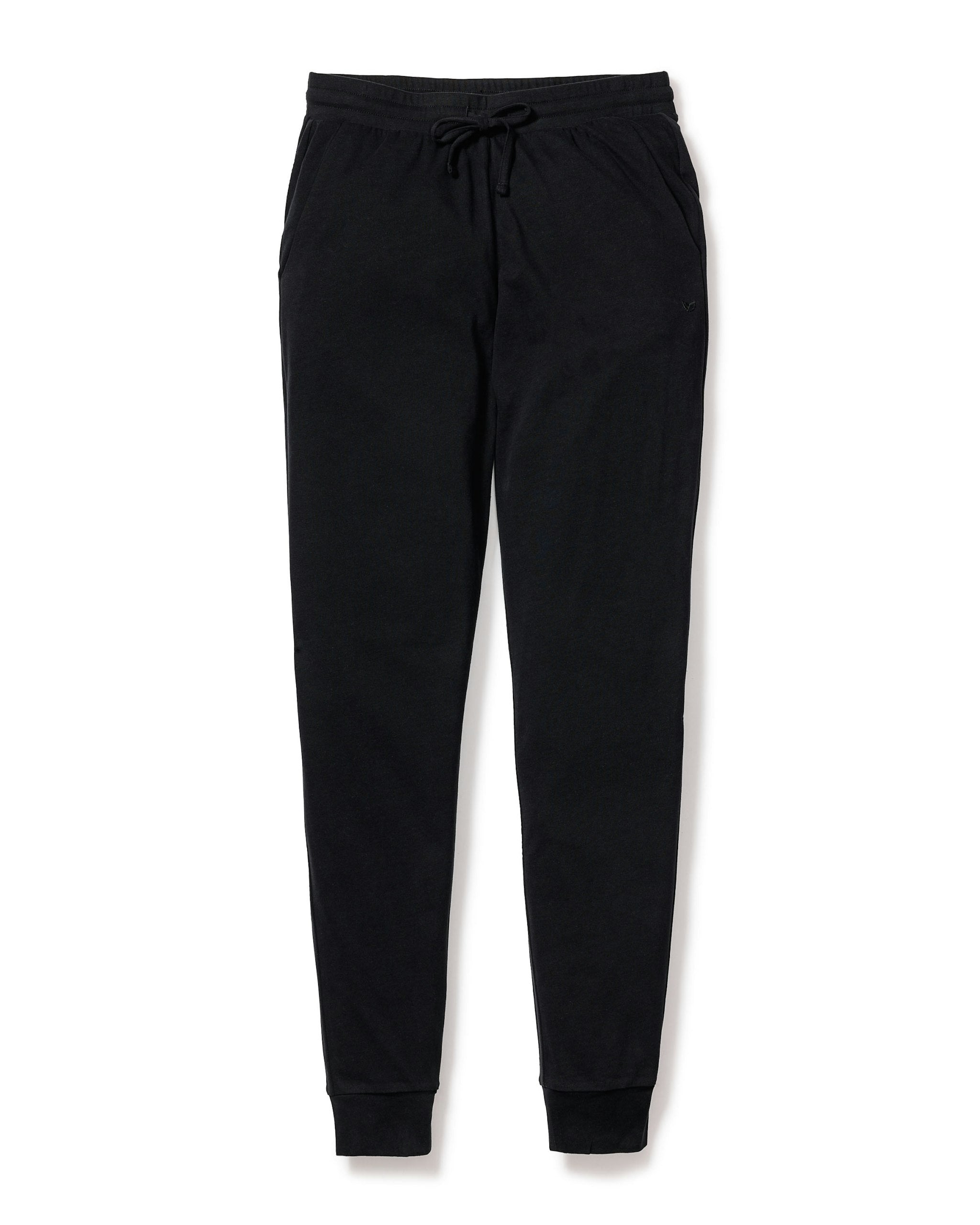 Women's Pima Lounge Pants in Camel in Black#Color_Black