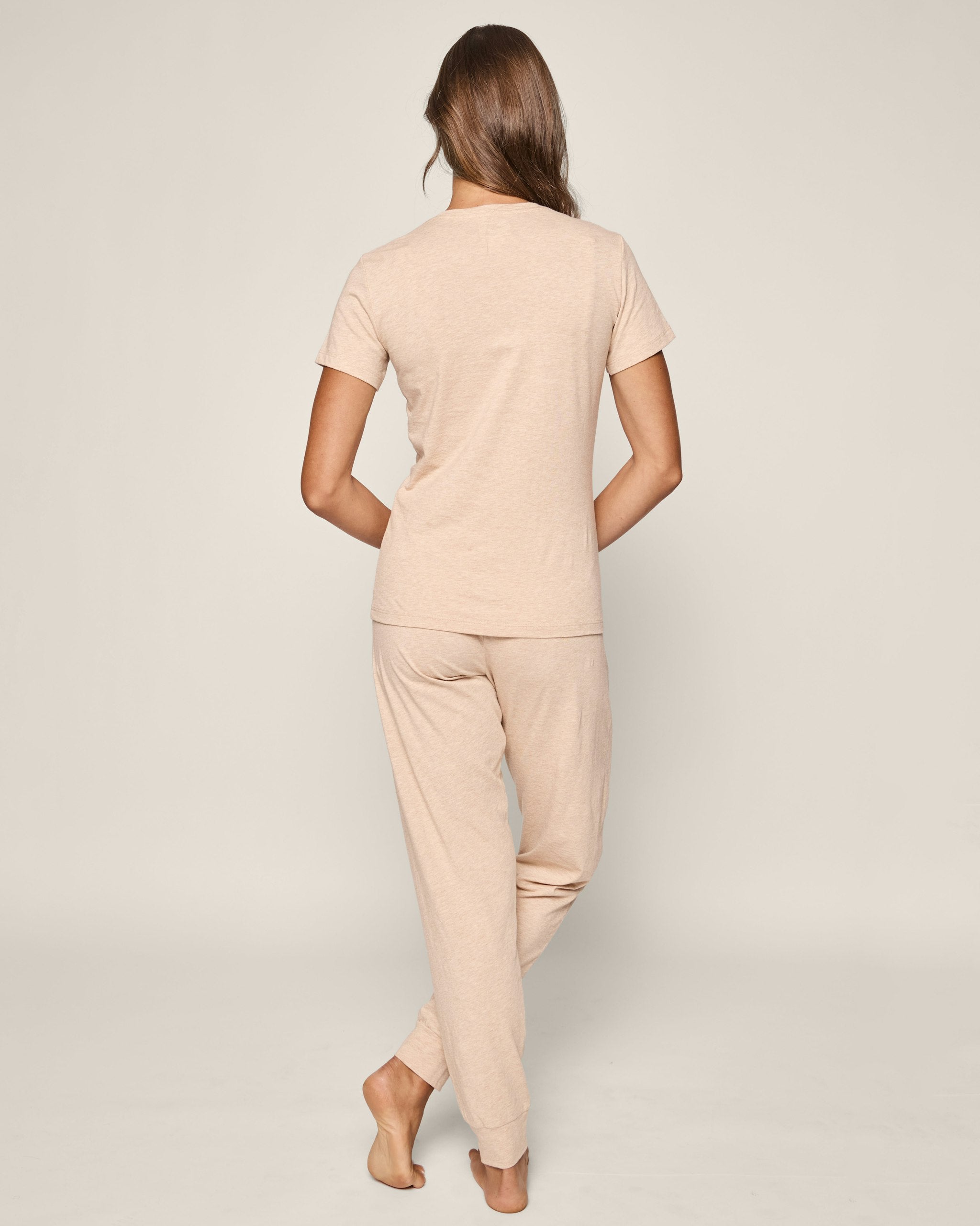 Women's Pima Lounge Pants in Camel in Camel#Color_Camel
