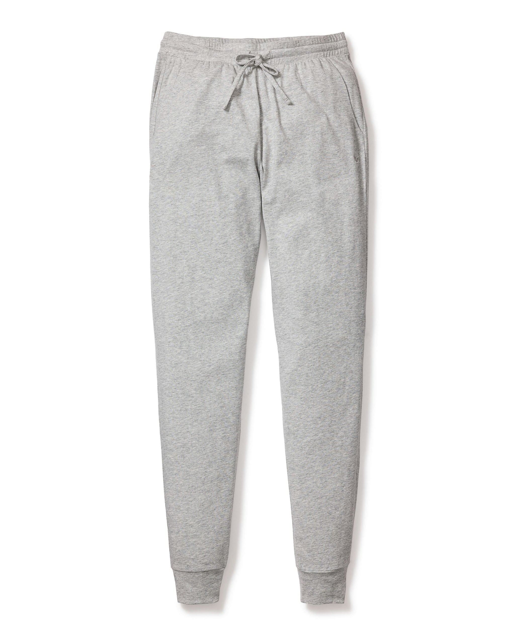 Women's Pima Lounge Pants in White in Light Heather Grey#Color_Light Heather Grey