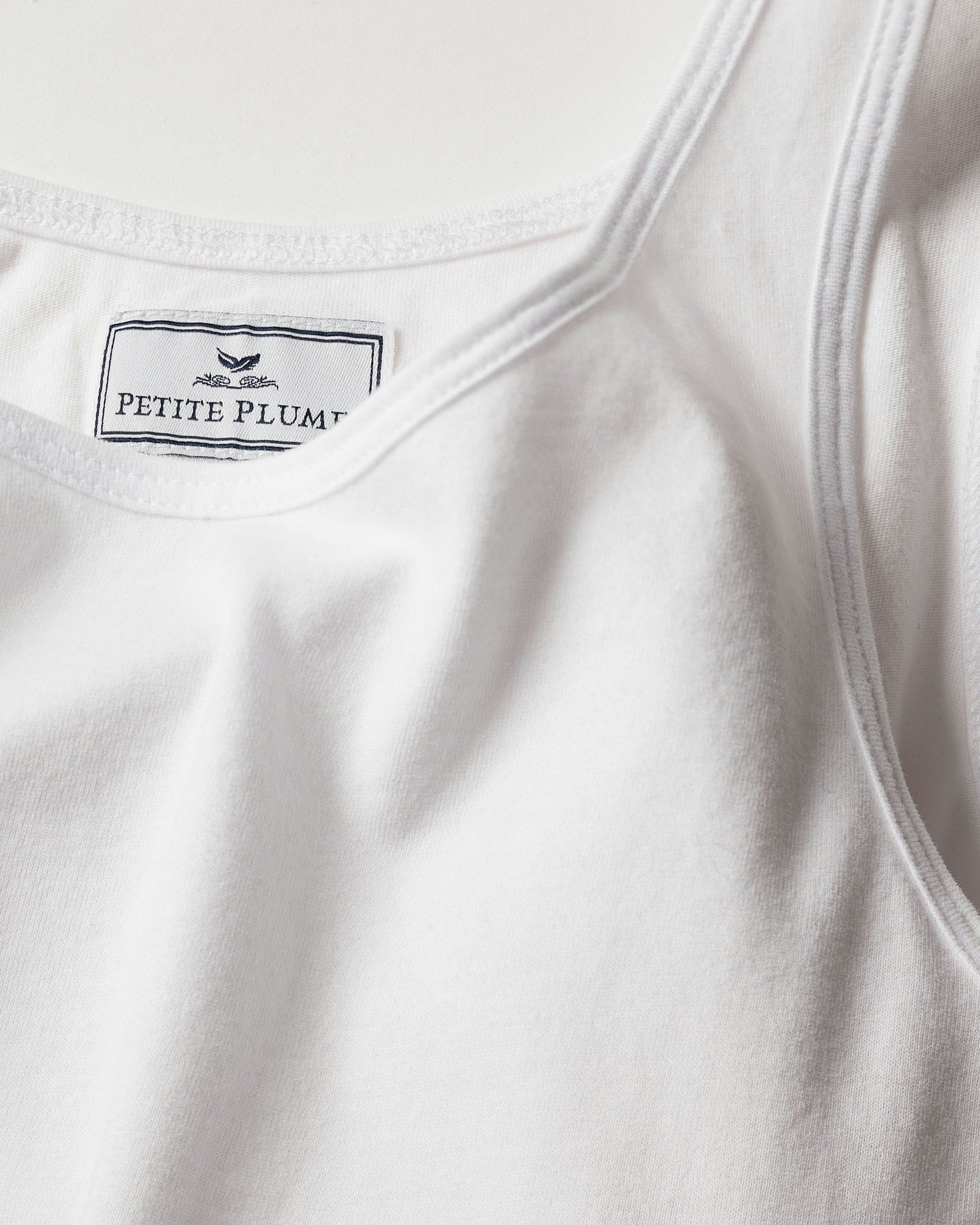 Women's Pima Tank Top in White in White#Color_White