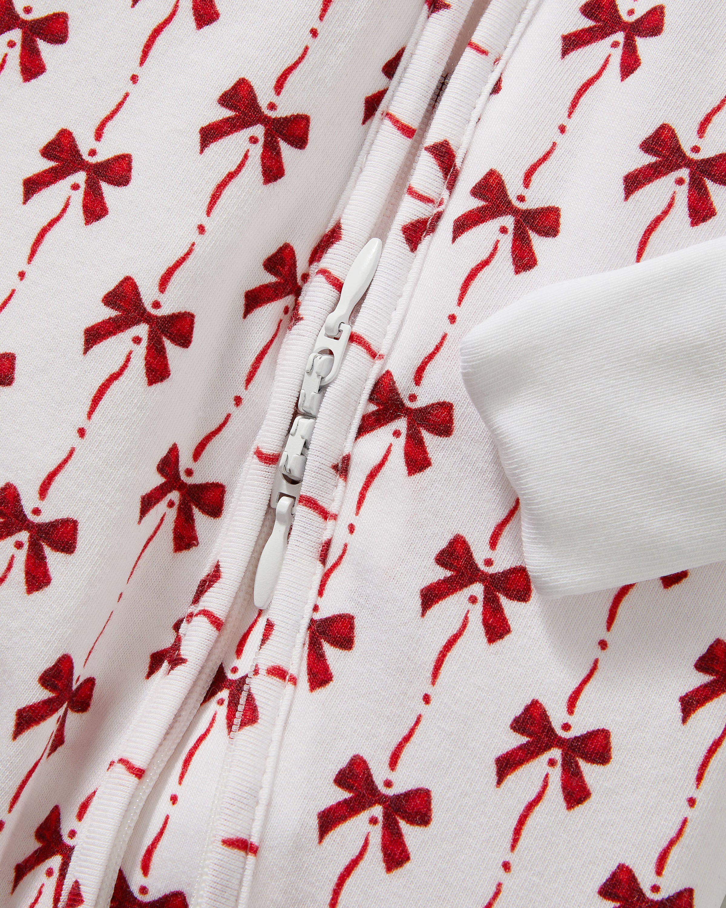 Baby's Pima Peekaboo Romper in Blissful Bows