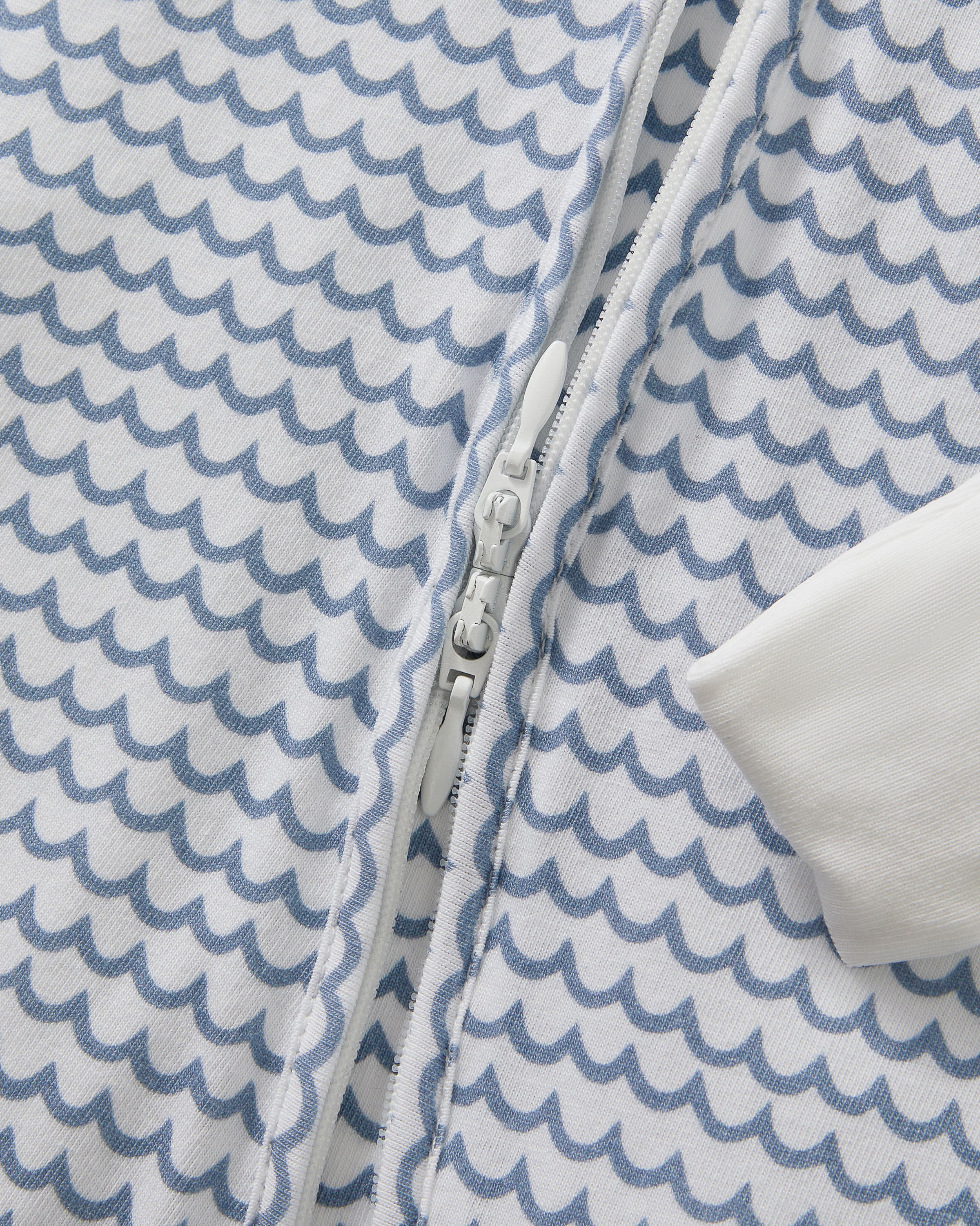 Baby's Pima Peekaboo Romper in La Mer