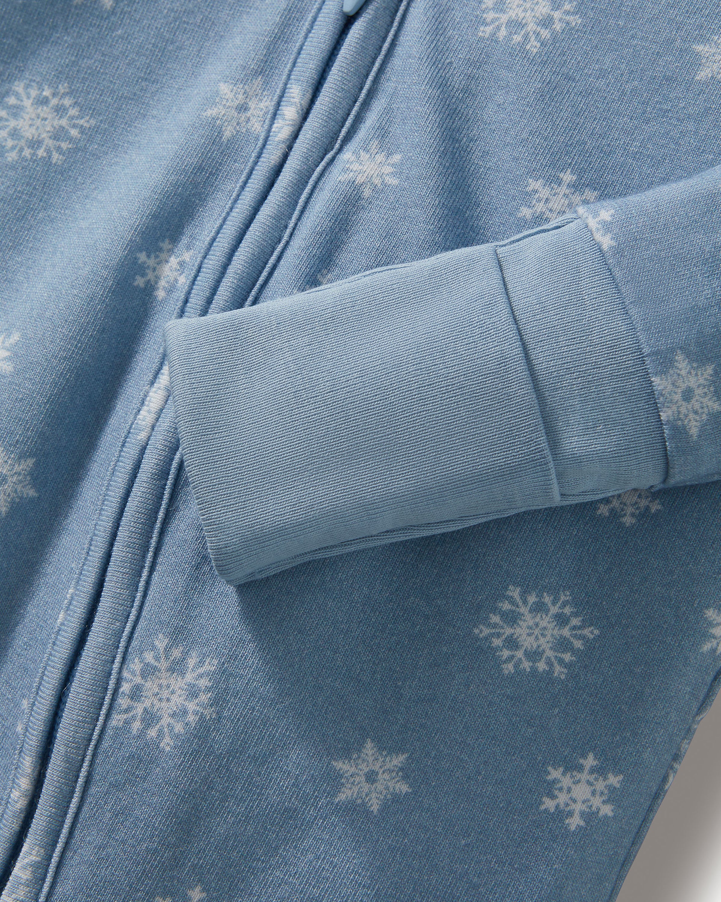 Baby's Pima Peekaboo Romper in Periwinkle Wonderland
