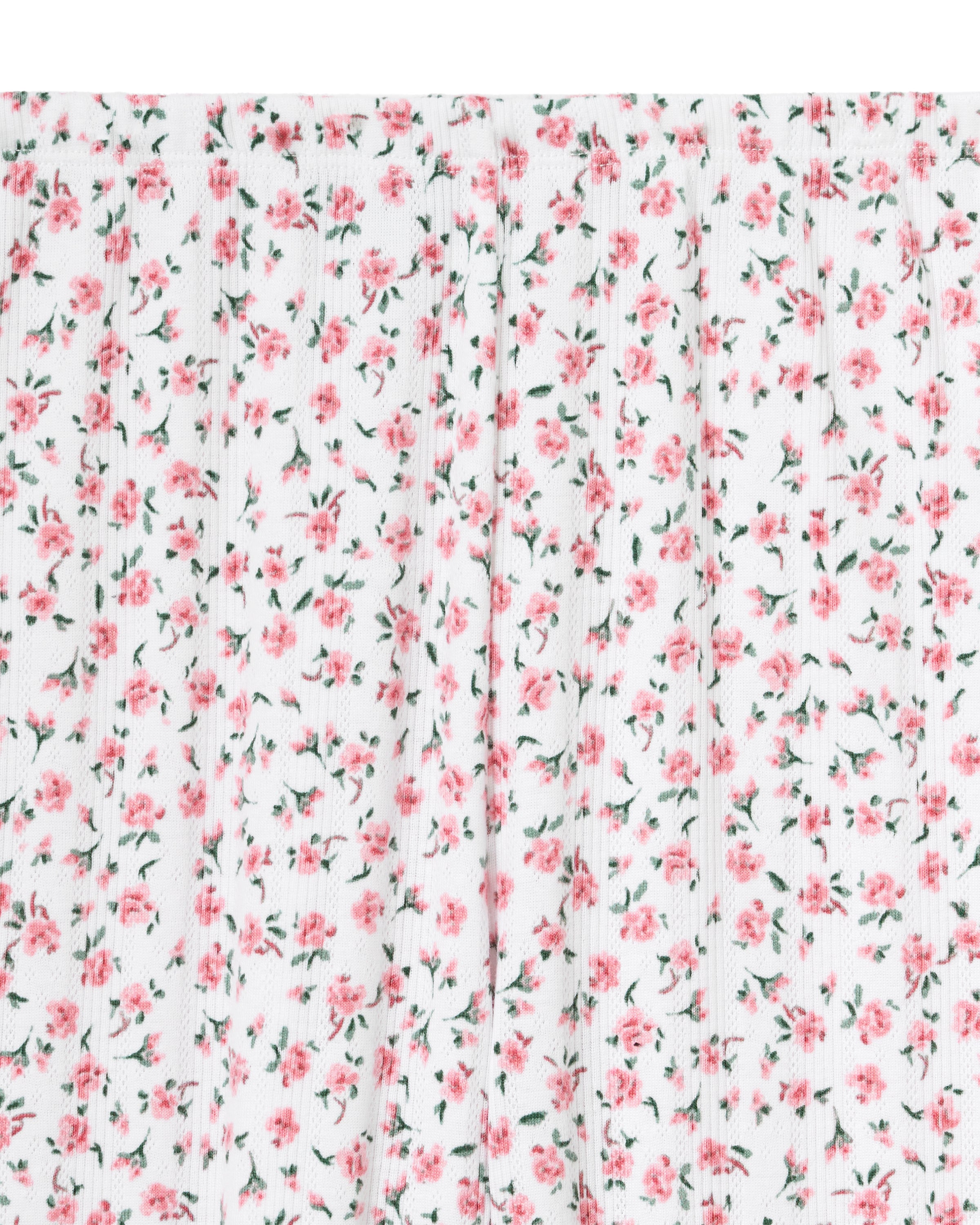 Women's Pointelle Pant in Pink Floral