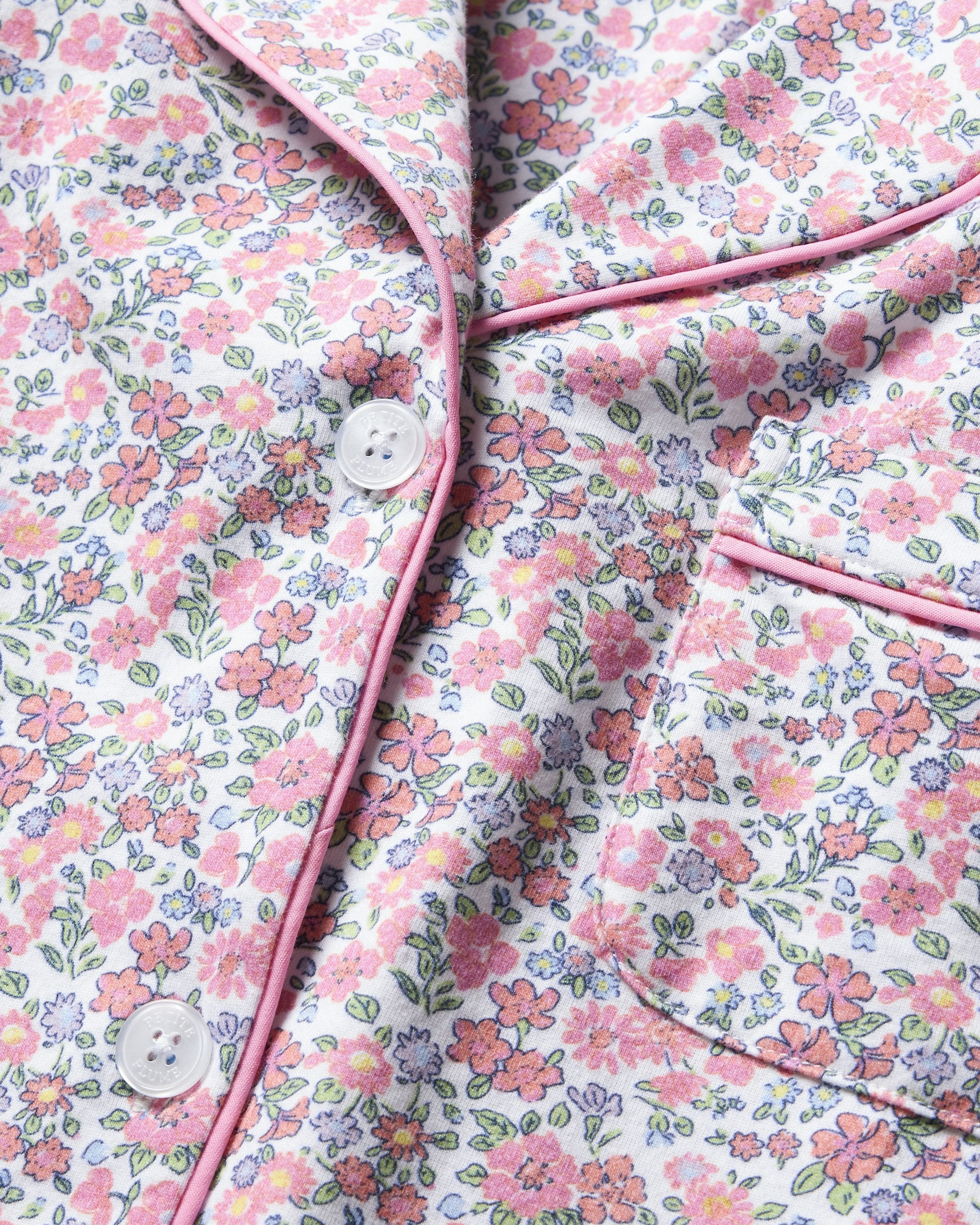 Women's Pima Crop Set in Fleurs de Rose in Fleurs de Rose#Color_Fleurs de Rose