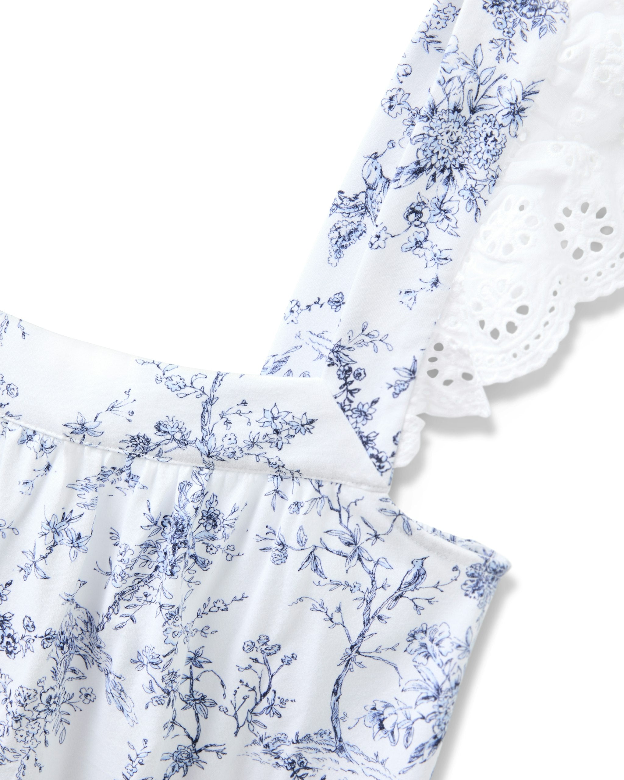Women's Pima Clara Short Set in Navy in Timeless Toile#Colorway_Timeless Toile
