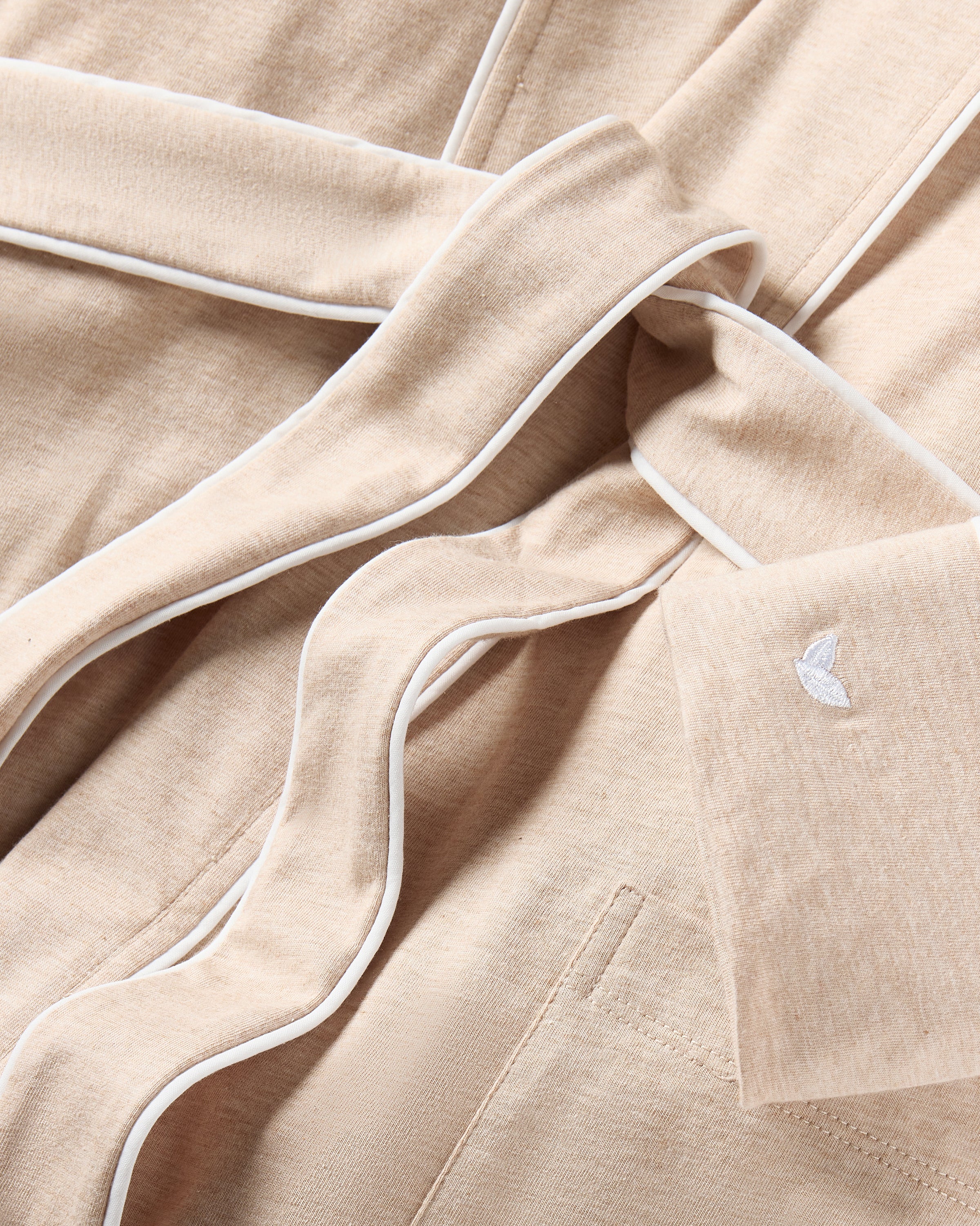 Women's Pima Robe in Camel