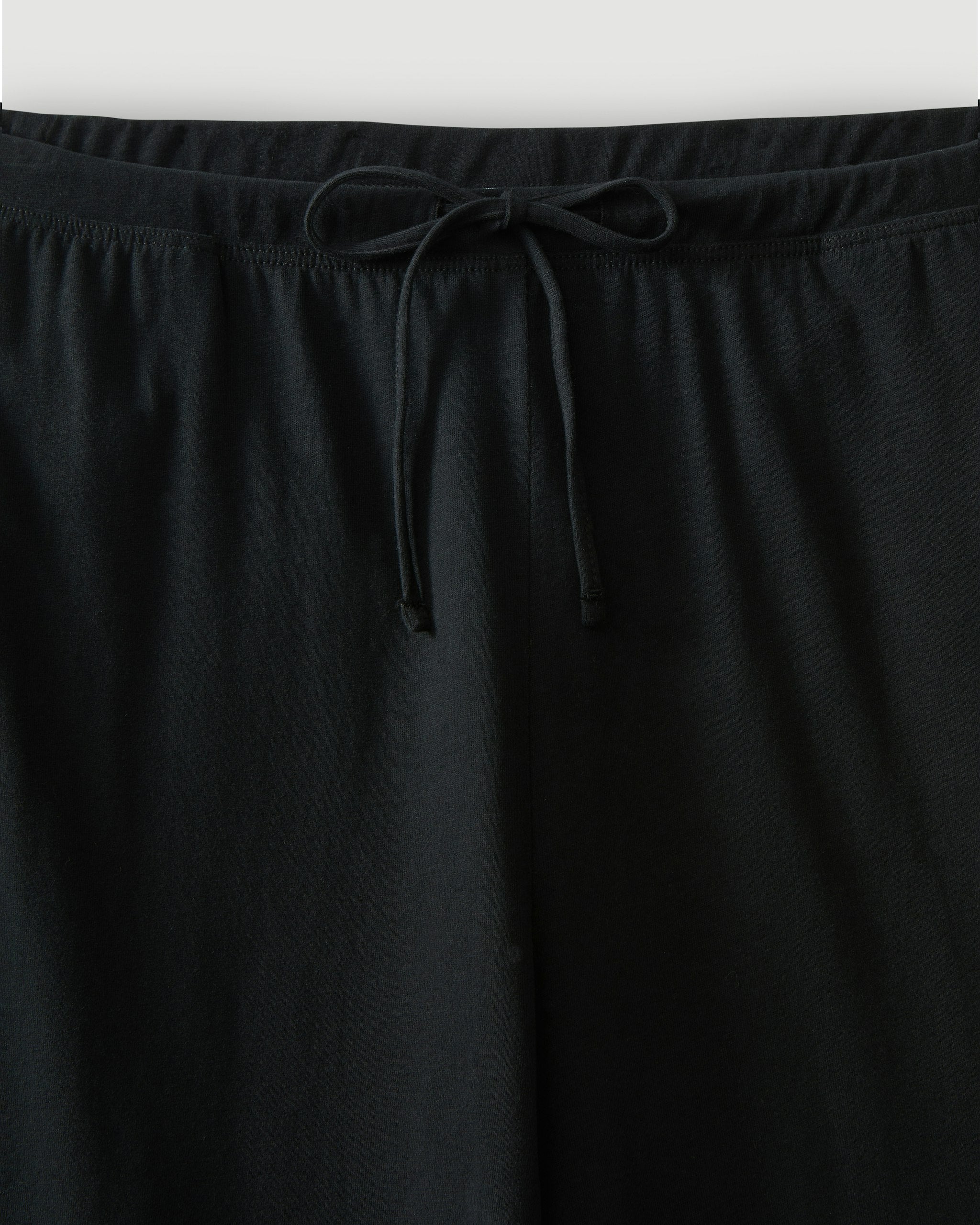 Women's Pima Wide-Leg Lounge Pant in Navy in Black#Color_Black
