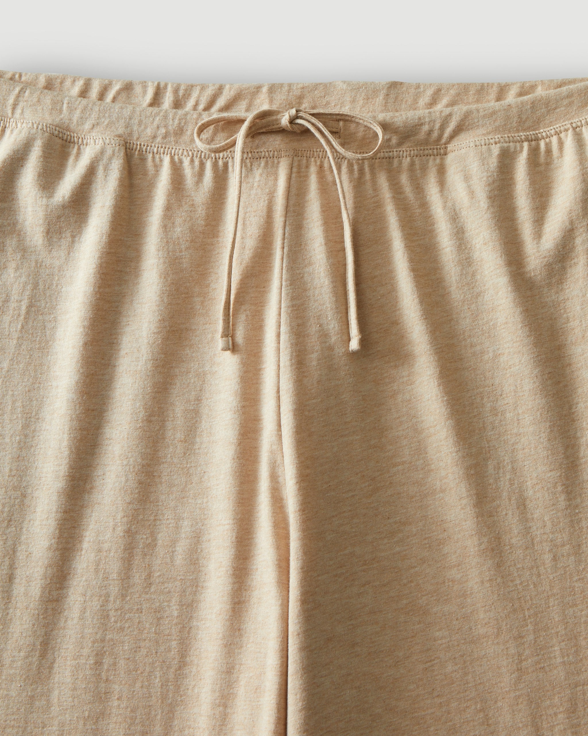 Women's Pima Wide-Leg Lounge Pant in Navy in Camel#Color_Camel