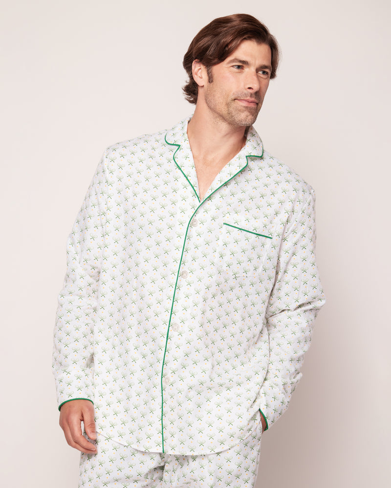 Men's Twill Pajama Set in Match Point