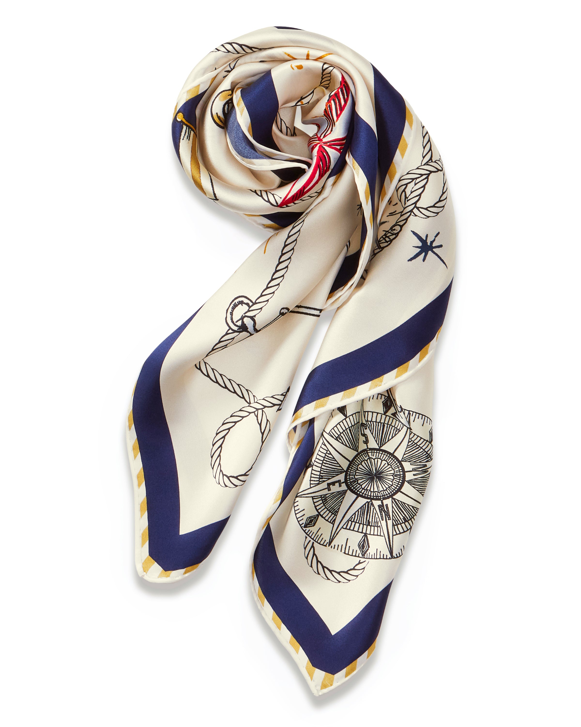 Silk Scarf in Regatta Royale