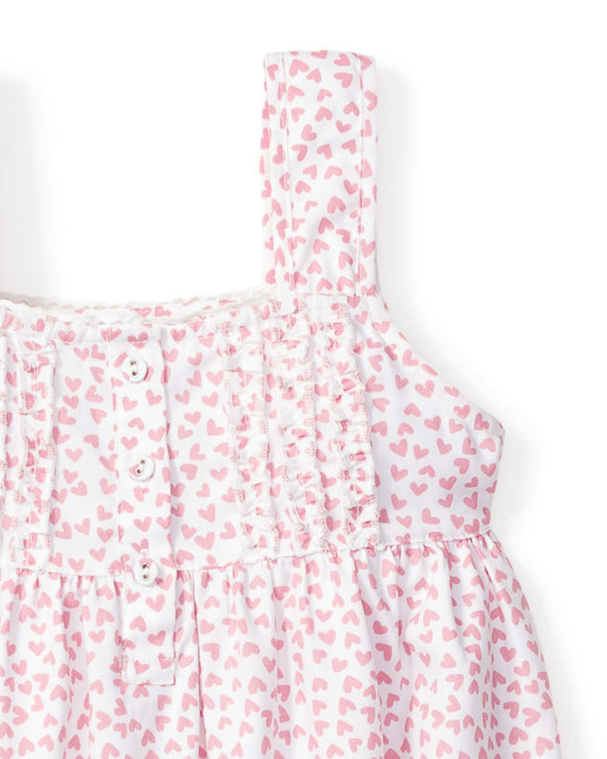 Girl's Twill Charlotte Short Set in Sweethearts in Sweethearts#Color_Sweethearts