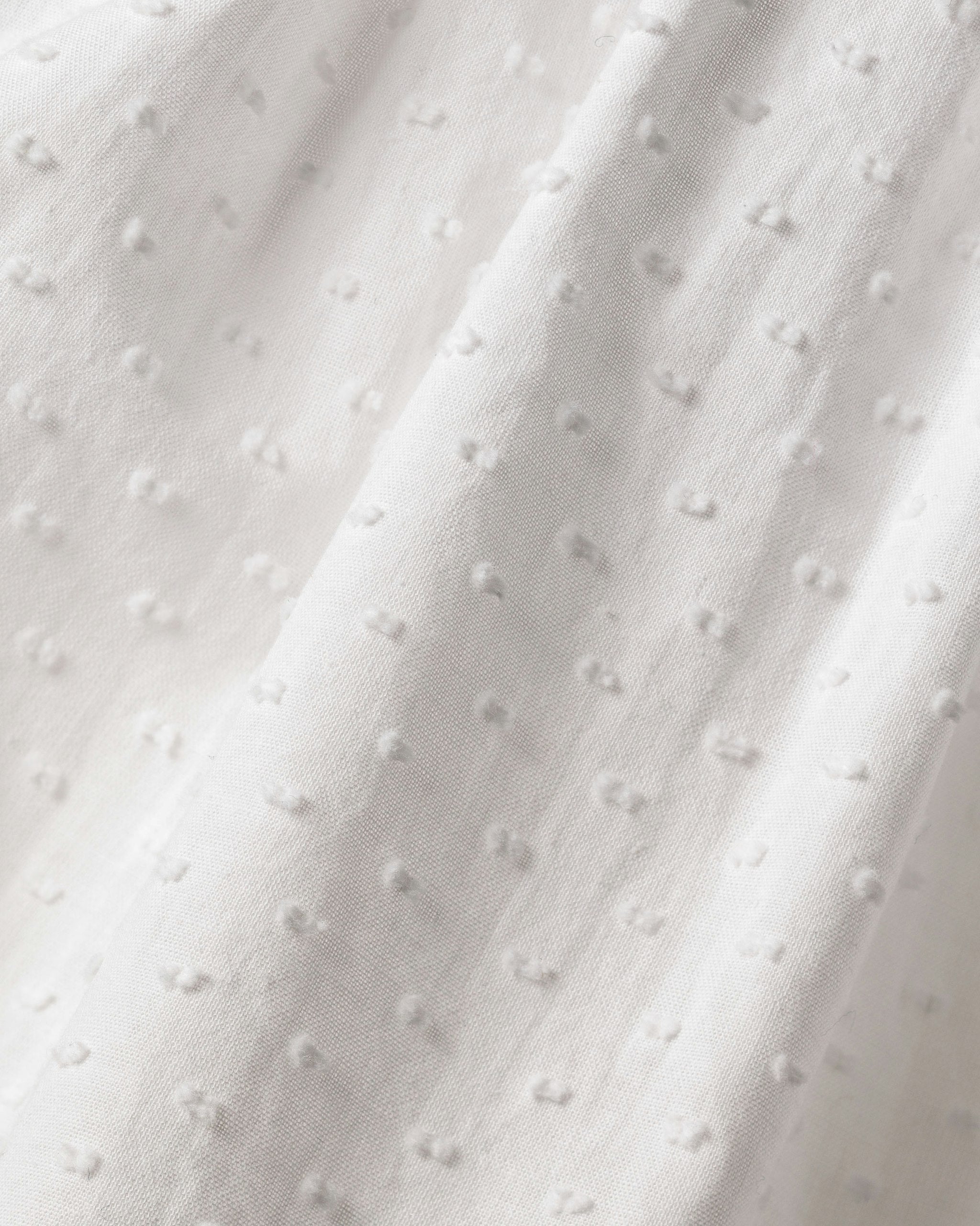 Girl's Swiss Dots Short Set in White in Swiss Dots#Color_Swiss Dots