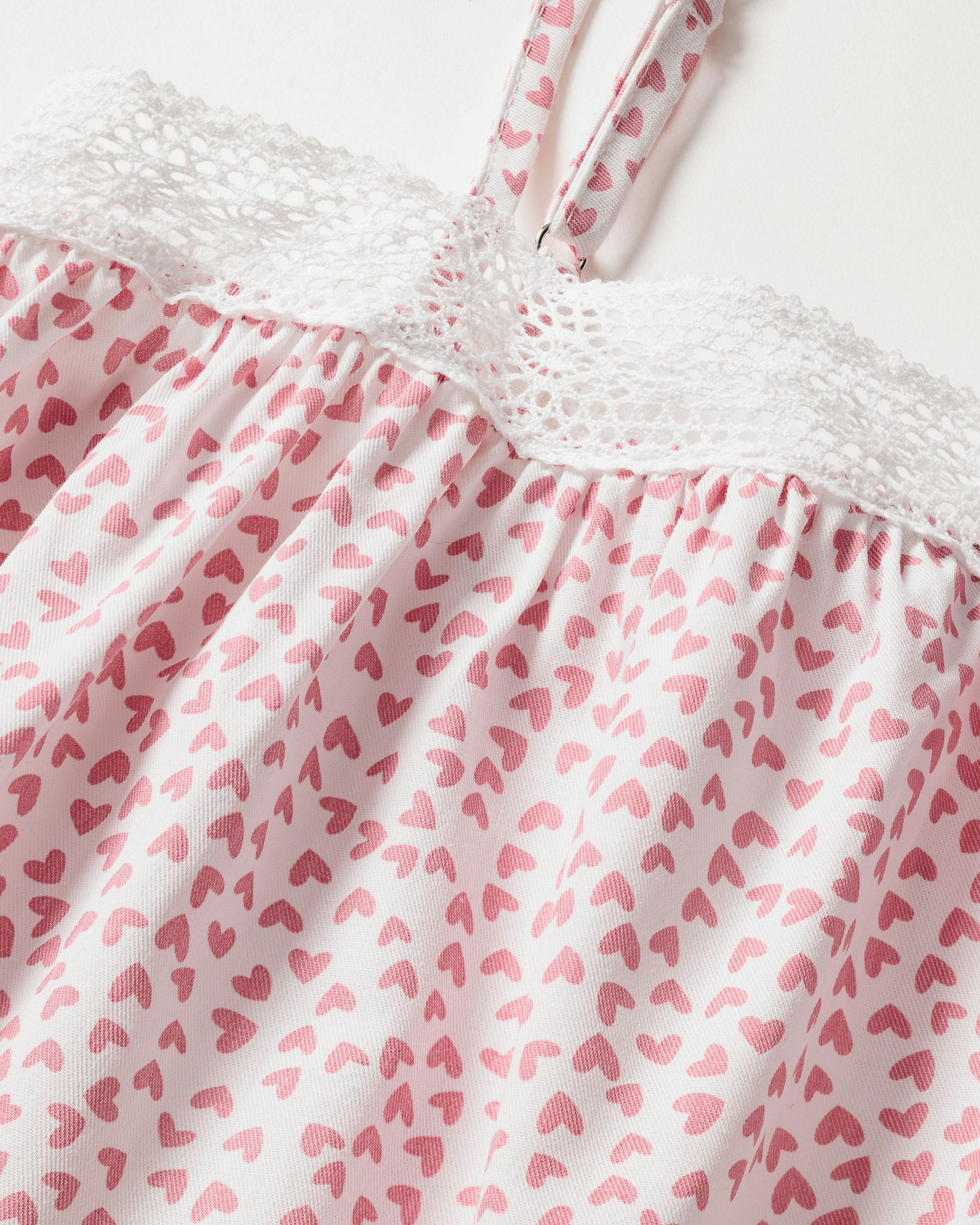Girl's Twill Lily Nightgown in Seashell Splendor in Sweethearts#Color_Sweethearts