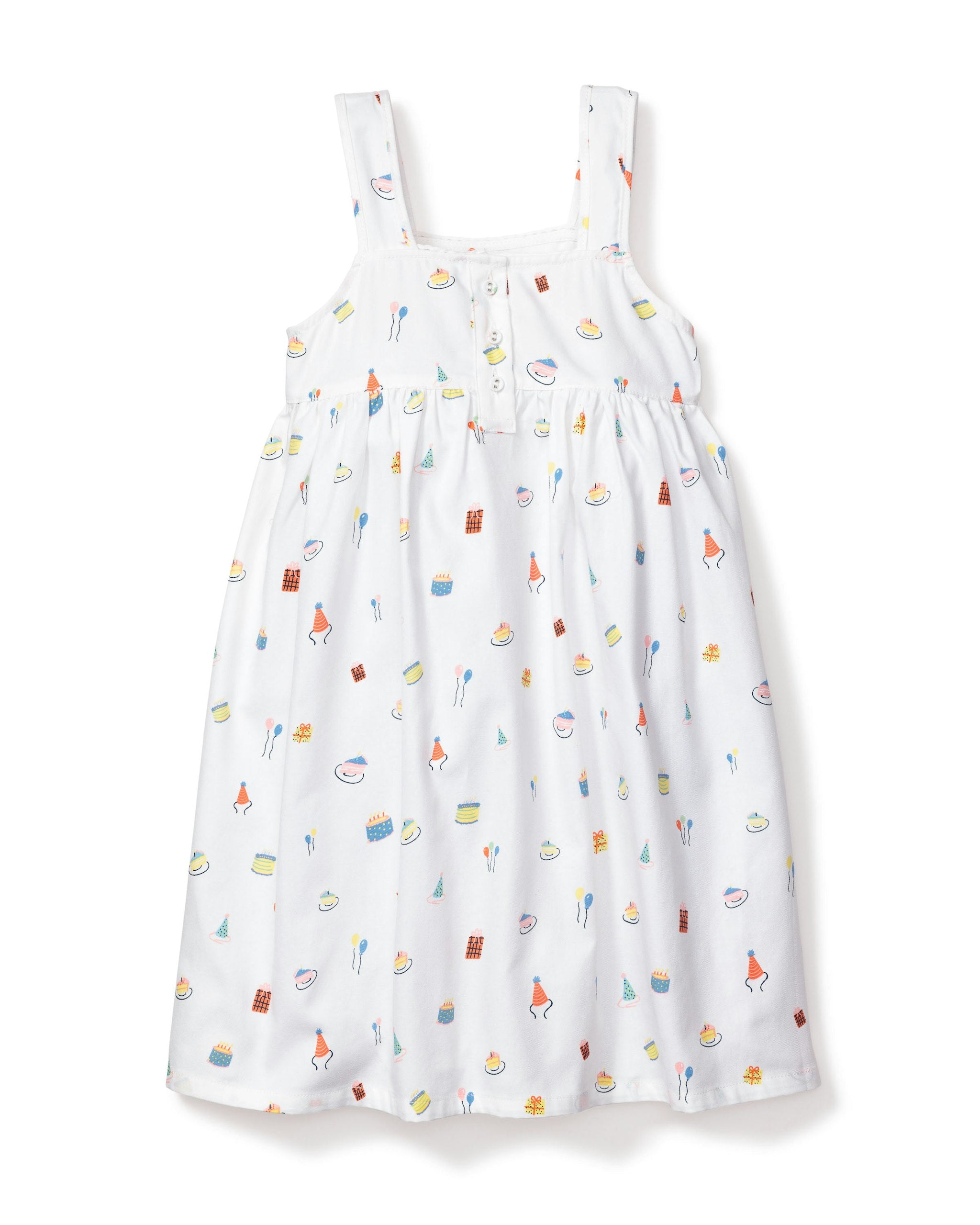 Girl's Twill Charlotte Nightgown in Birthday Wishes in Birthday Wishes#Color_Birthday Wishes