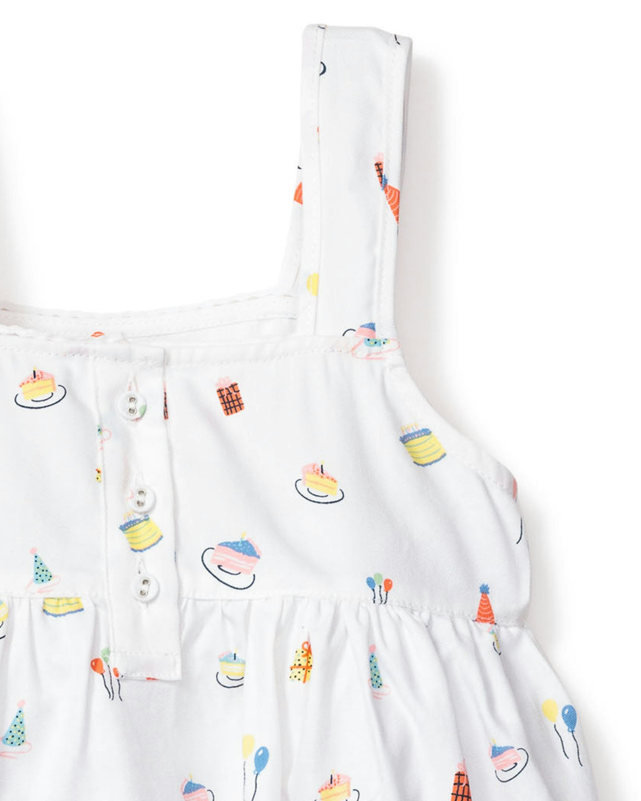 Girl's Twill Charlotte Nightgown in Birthday Wishes in Birthday Wishes#Color_Birthday Wishes