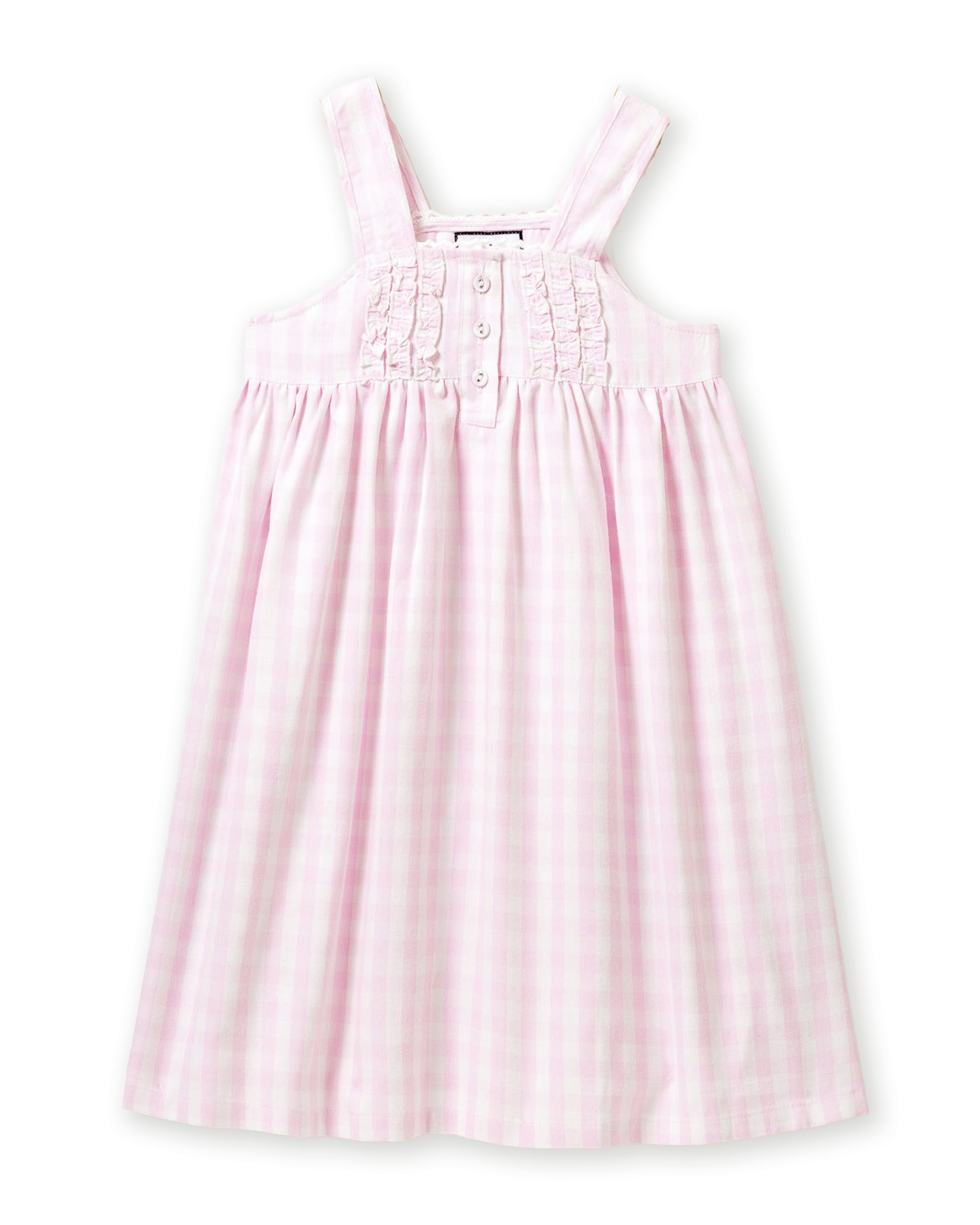 Petite Plume Little Kid's & Kid's Gingham Charlotte Nightgown - Pink