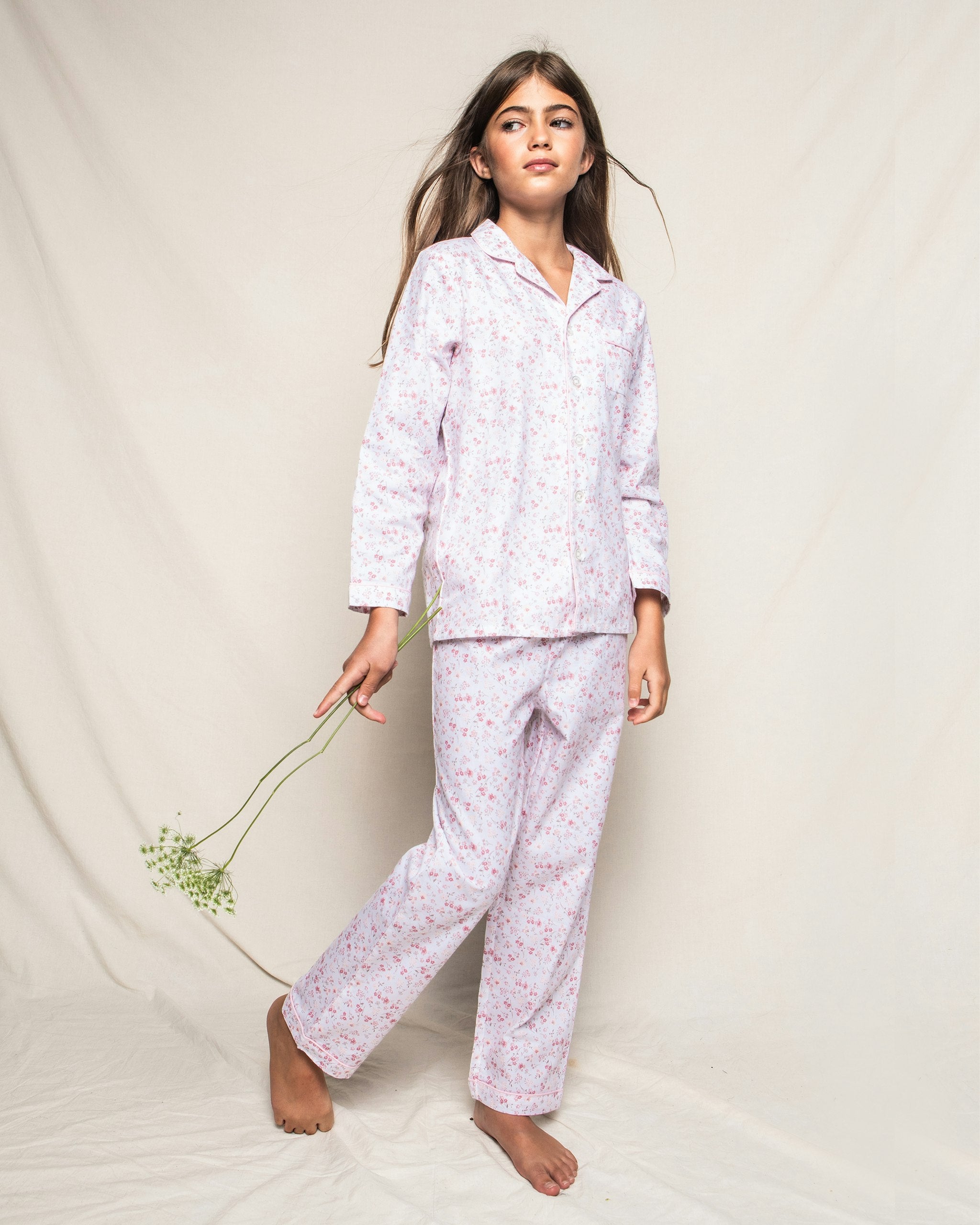 Kid's Twill Pajama Set in Dorset Floral in Dorset Floral#Color_Dorset Floral
