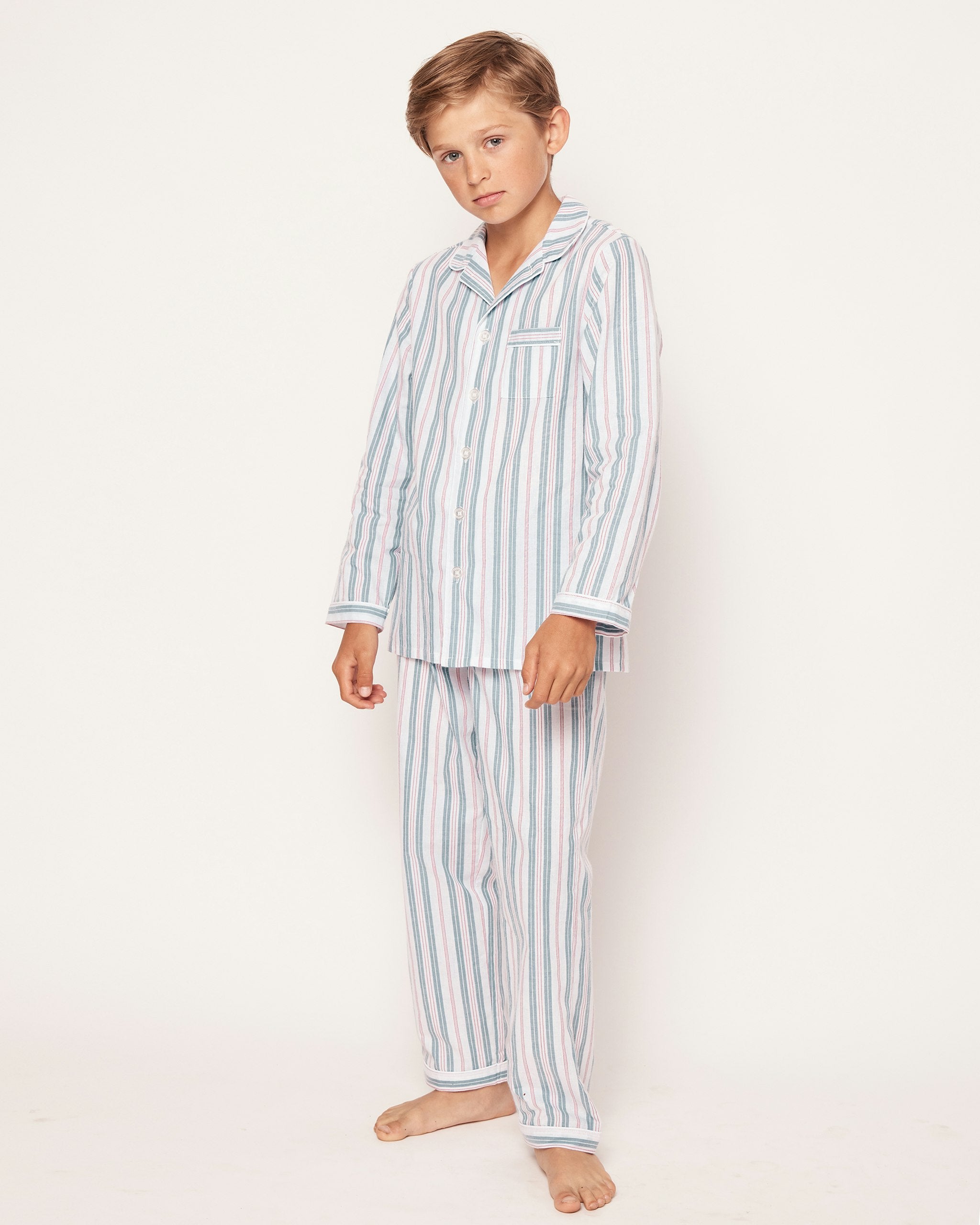 Vintage French Stripes Children's Pajama in Vintage French Stripes#Color_Vintage French Stripes
