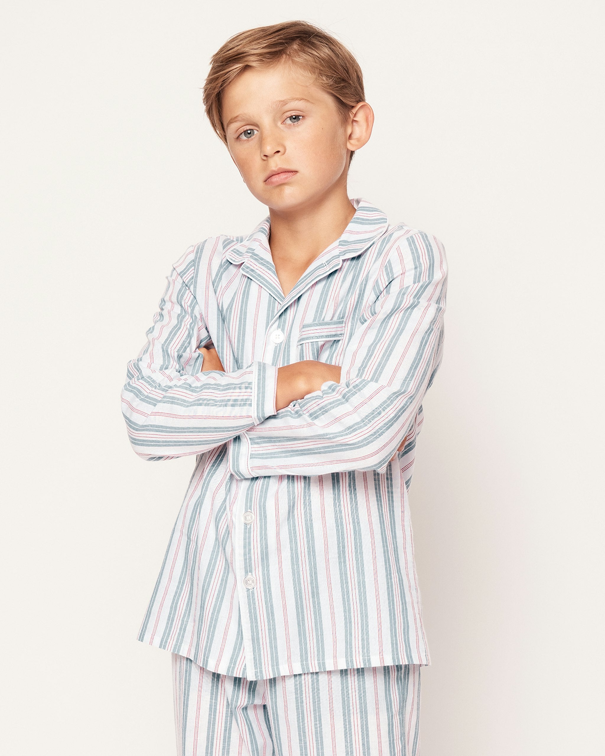 Vintage French Stripes Children's Pajama in Vintage French Stripes#Color_Vintage French Stripes