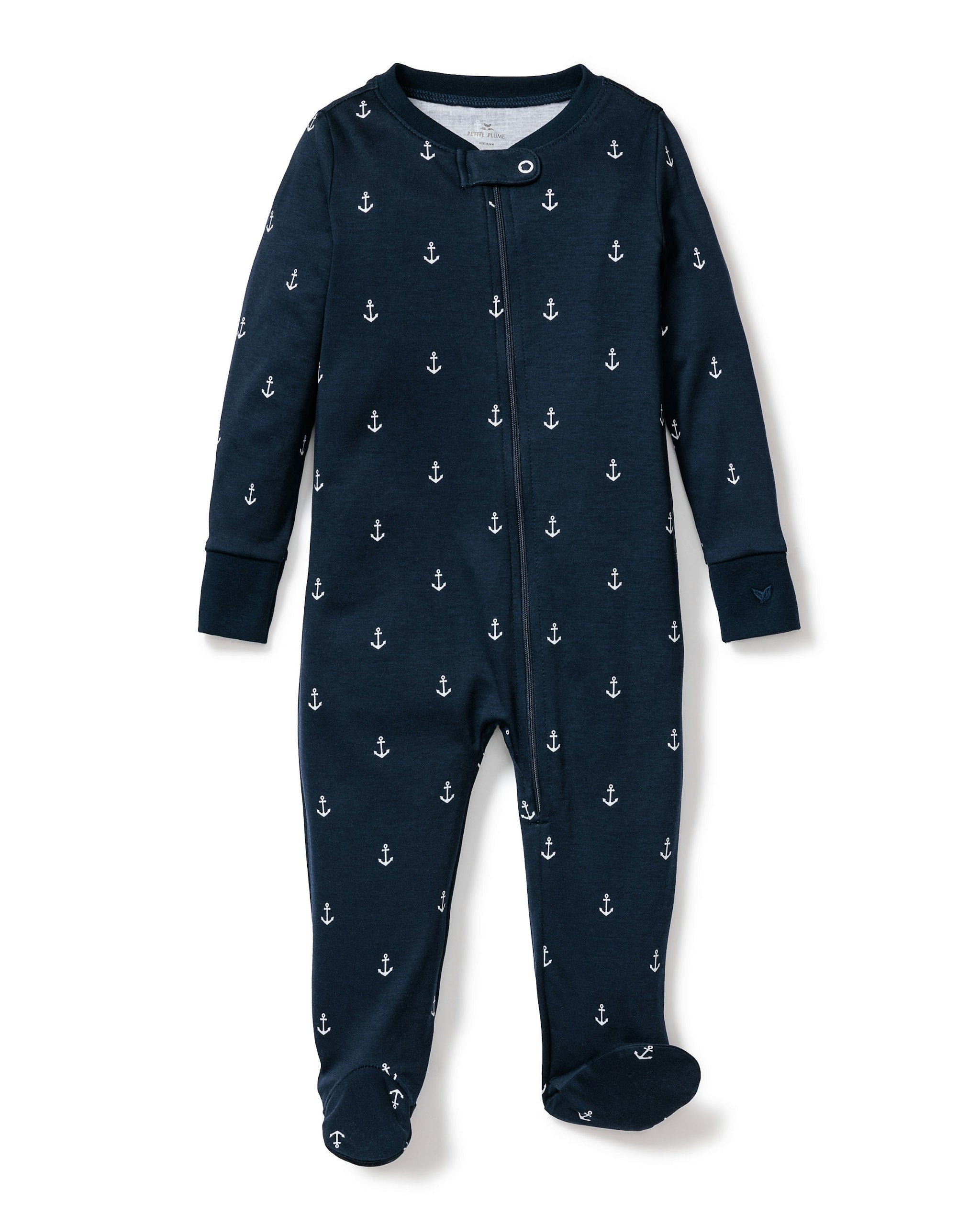Baby's Pima Romper in La Mer in Portsmouth Anchors#Color_Portsmouth Anchors