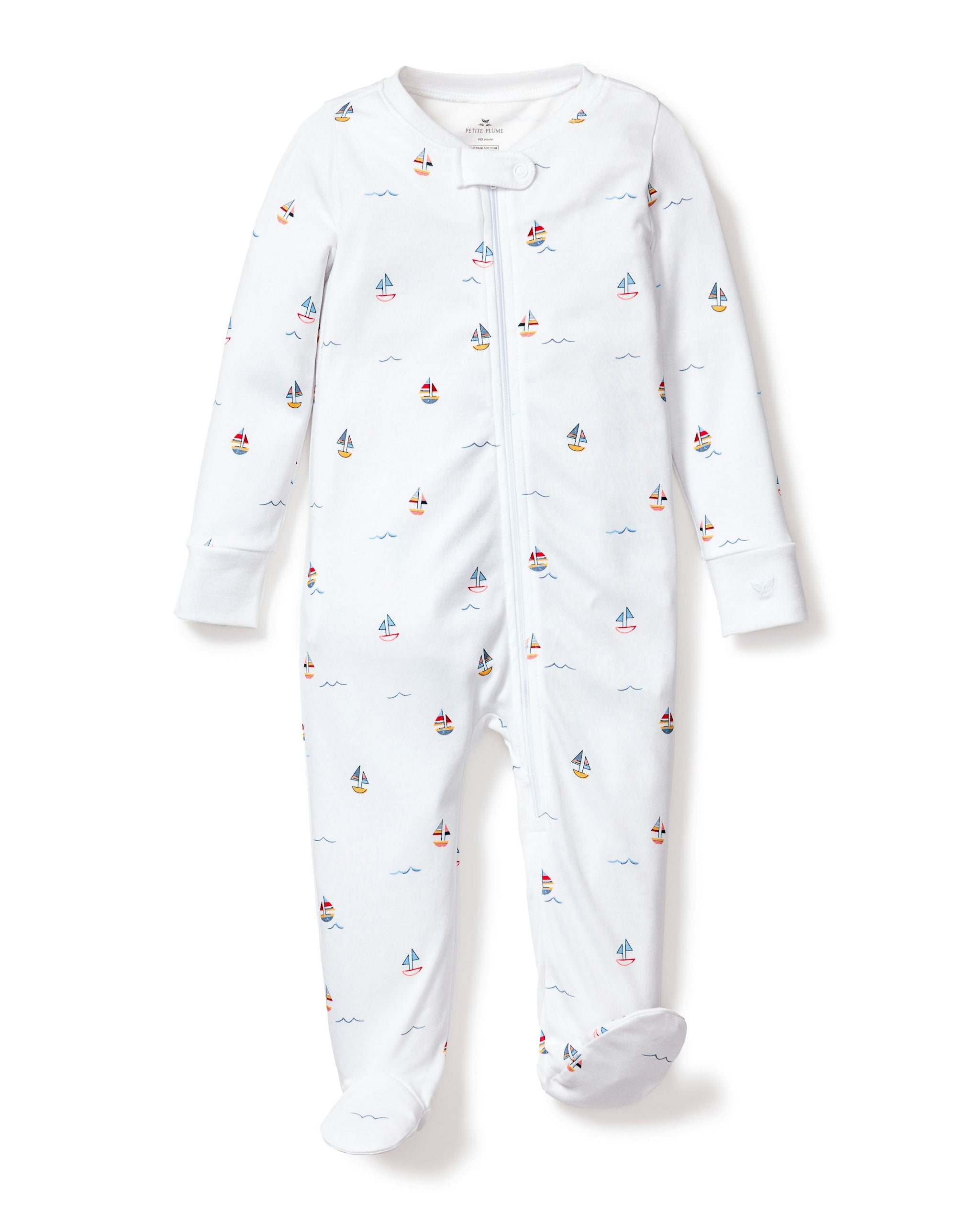 Baby's Pima Romper in La Mer in Bateau#Color_Bateau
