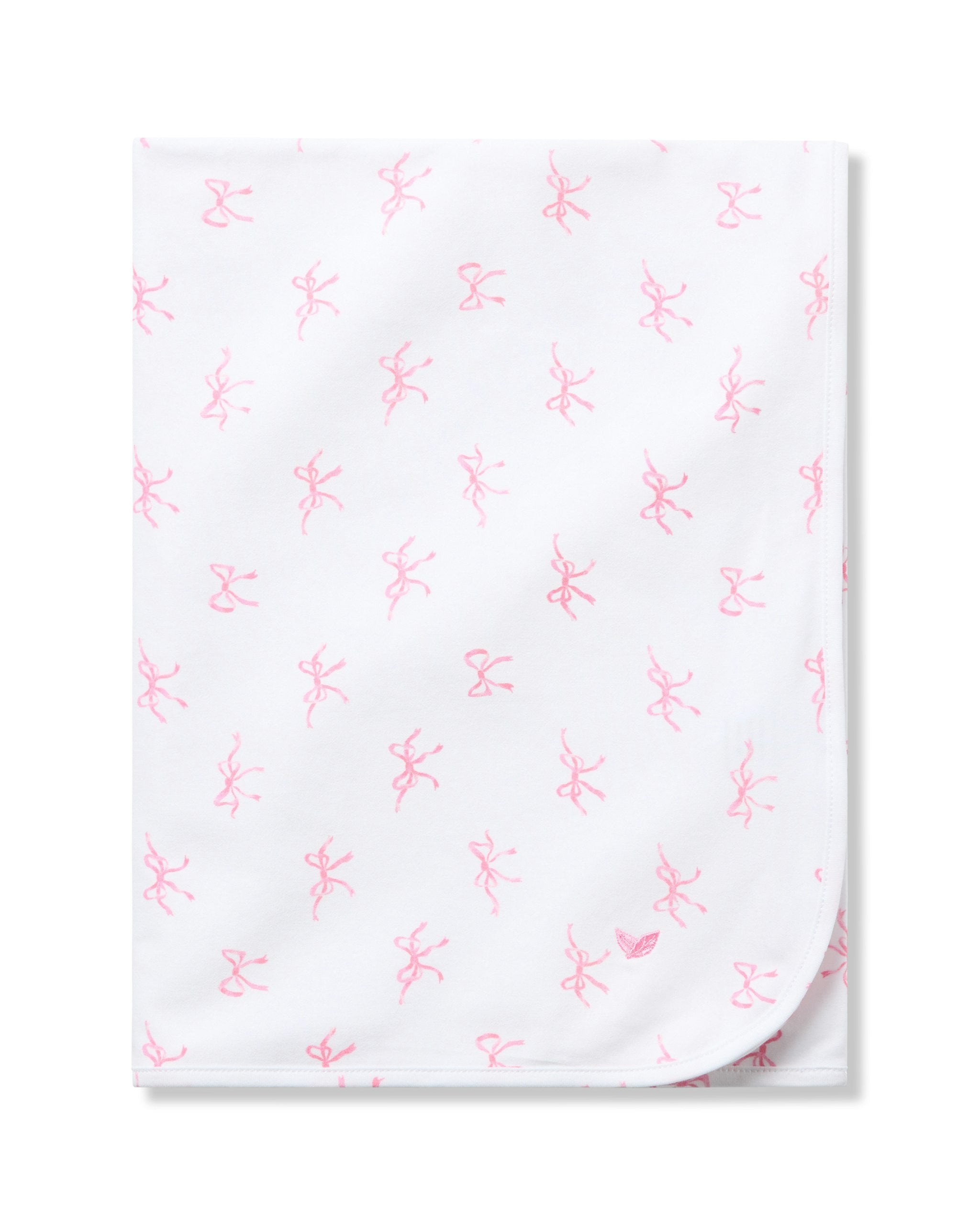 Pima Baby Blanket in Blushing Bows in Blushing Bows#Color_Blushing Bows