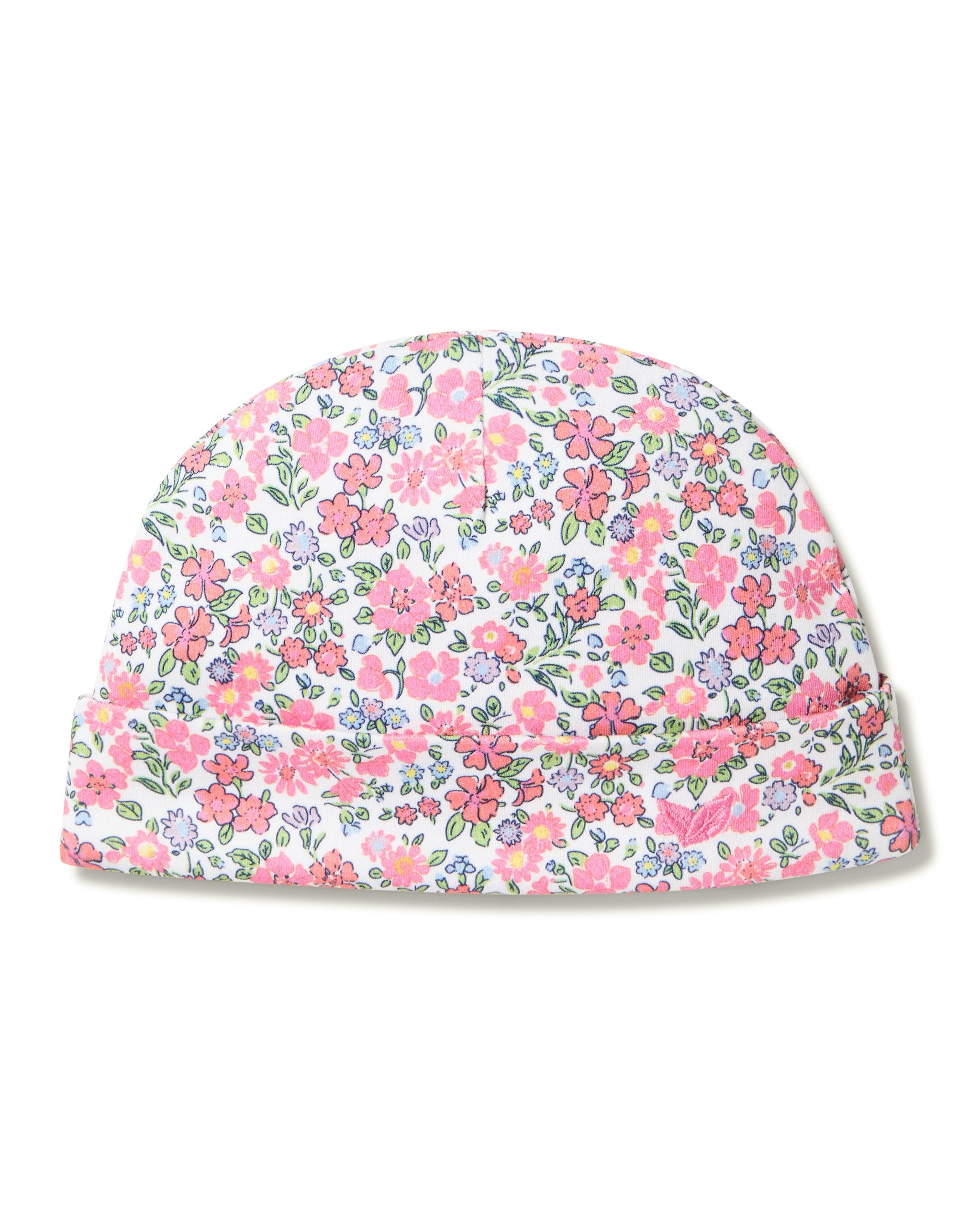 Baby Pima Hat in Dorset Floral in Fleurs de Rose#Color_Fleurs de Rose