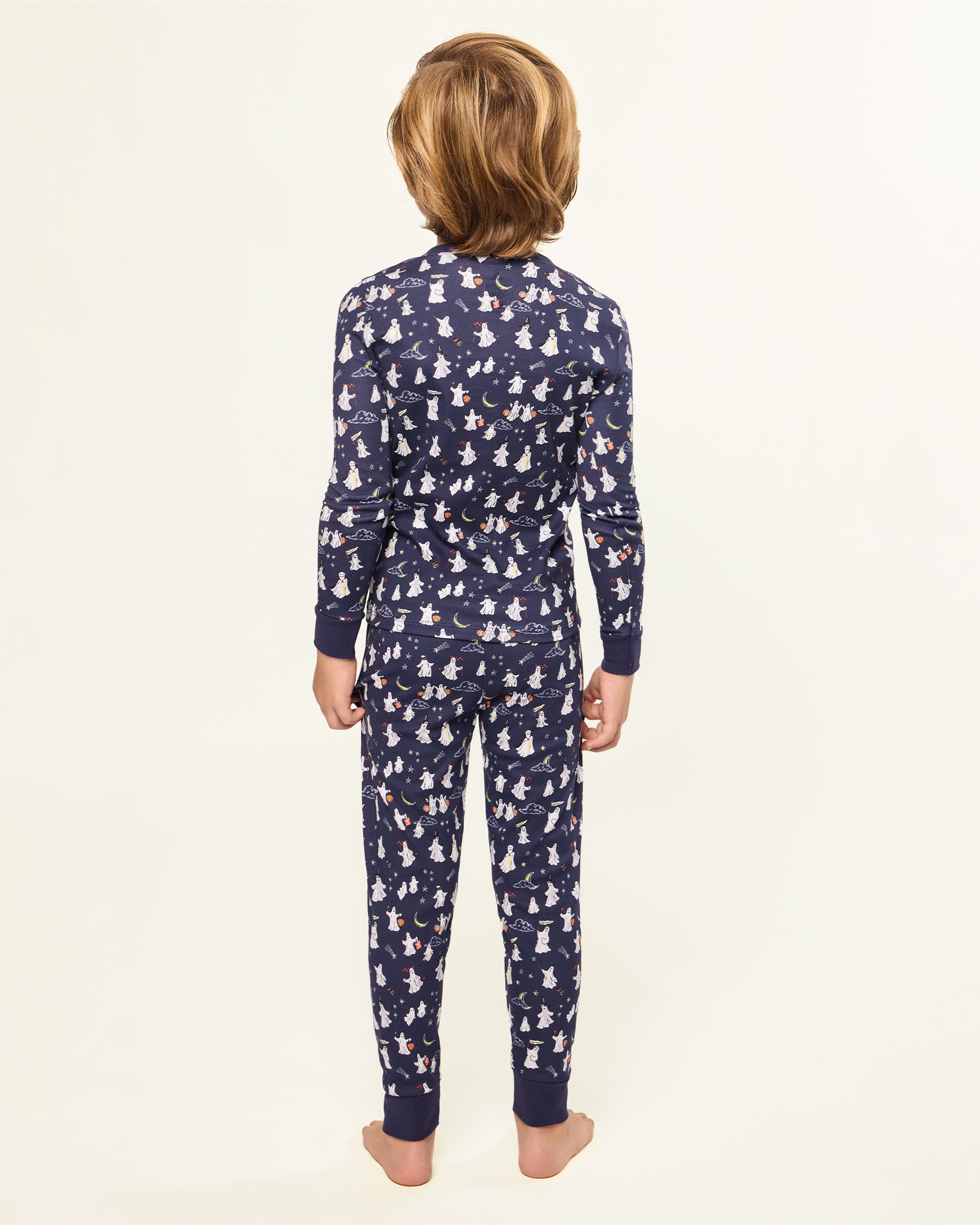 Kids Pima Snug Fit Pajama Set in Spooky Slumber