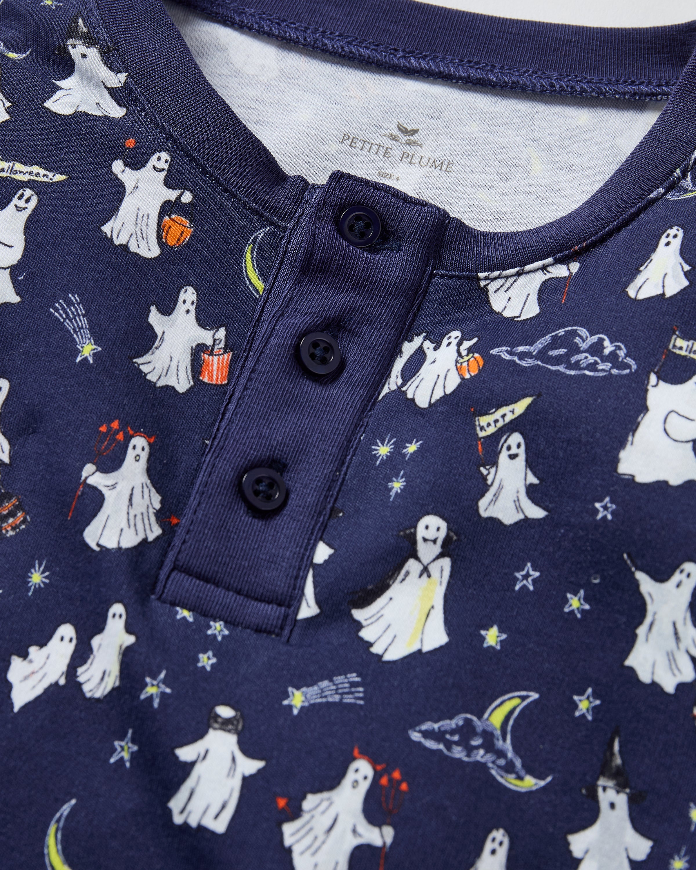 Kids Pima Snug Fit Pajama Set in Spooky Slumber