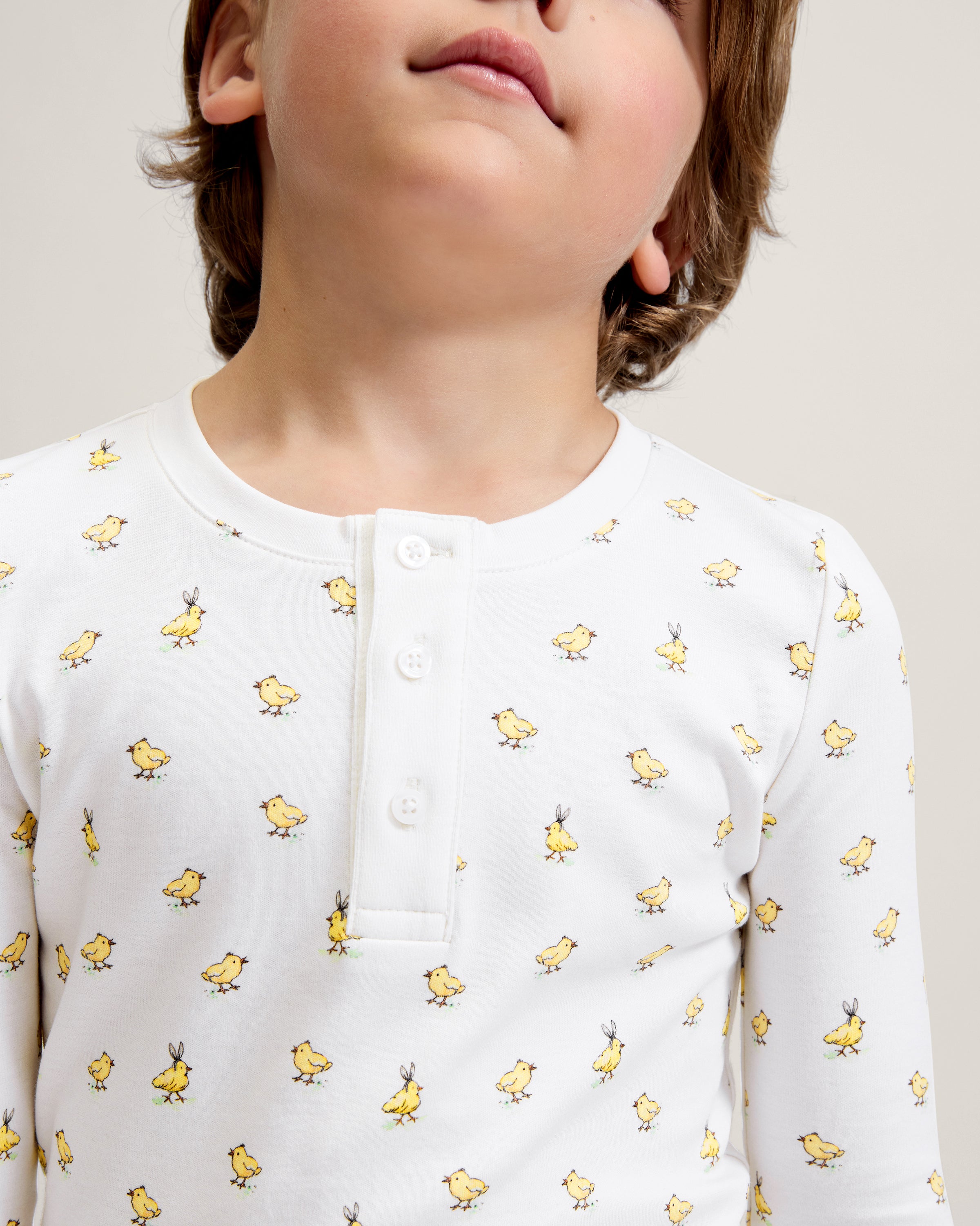Kid's Pima Snug Fit Pajama Set in Très Chick