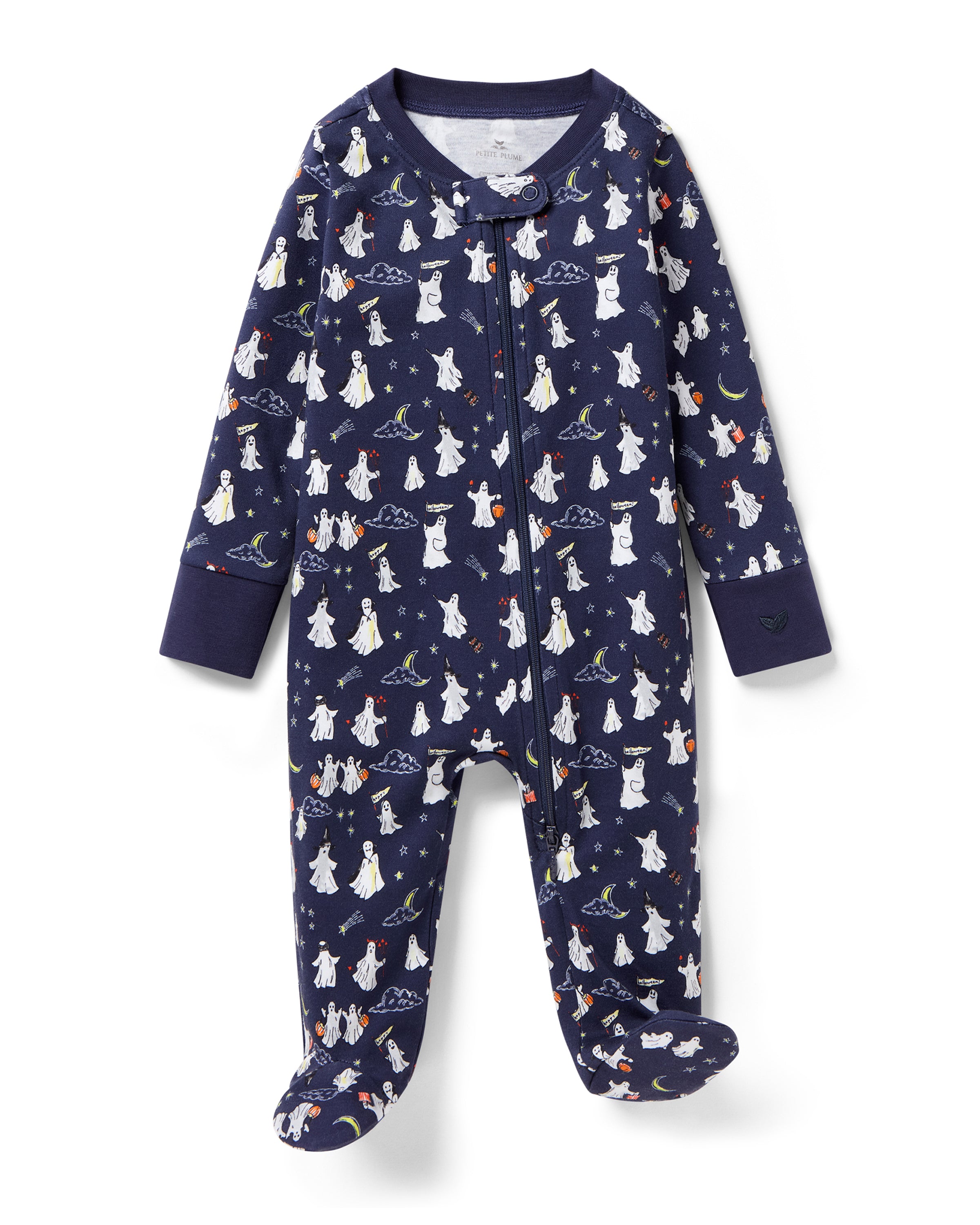 Baby's Pima Romper in Spooky Slumber